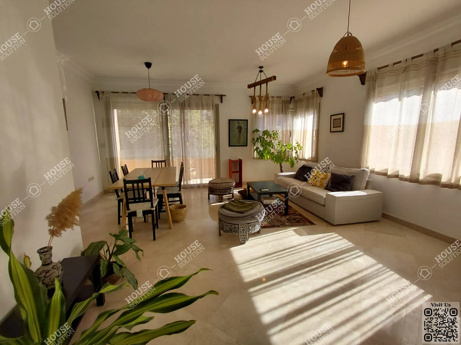 غرفة الاستقبال	 @ شقق للإيجار في المعادي دجله المعادي مساحة: 160 م² تتكون من 2 غرفة 3 حمام مفروش مودرن 5 نجوم #6324-1