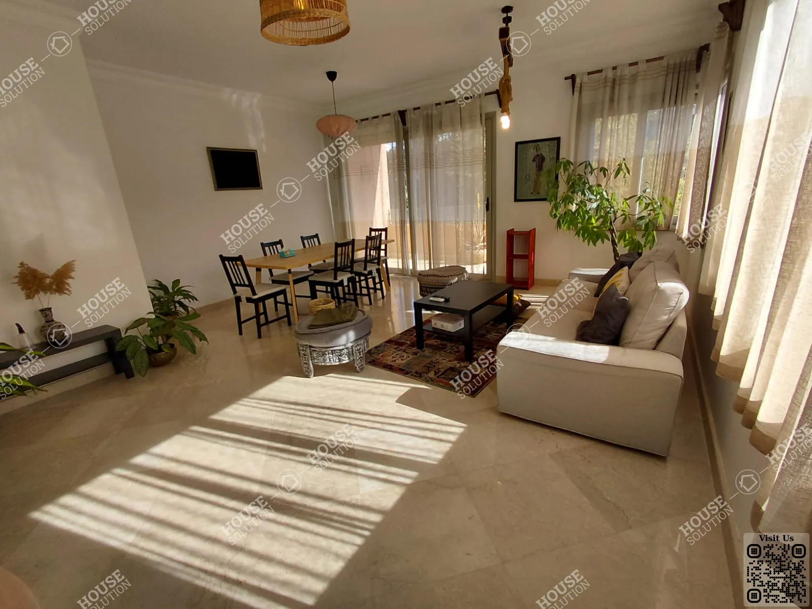 غرفة الاستقبال	 @ شقق للإيجار في المعادي دجله المعادي مساحة: 160 م² تتكون من 2 غرفة 3 حمام مفروش مودرن 5 نجوم #6324-2