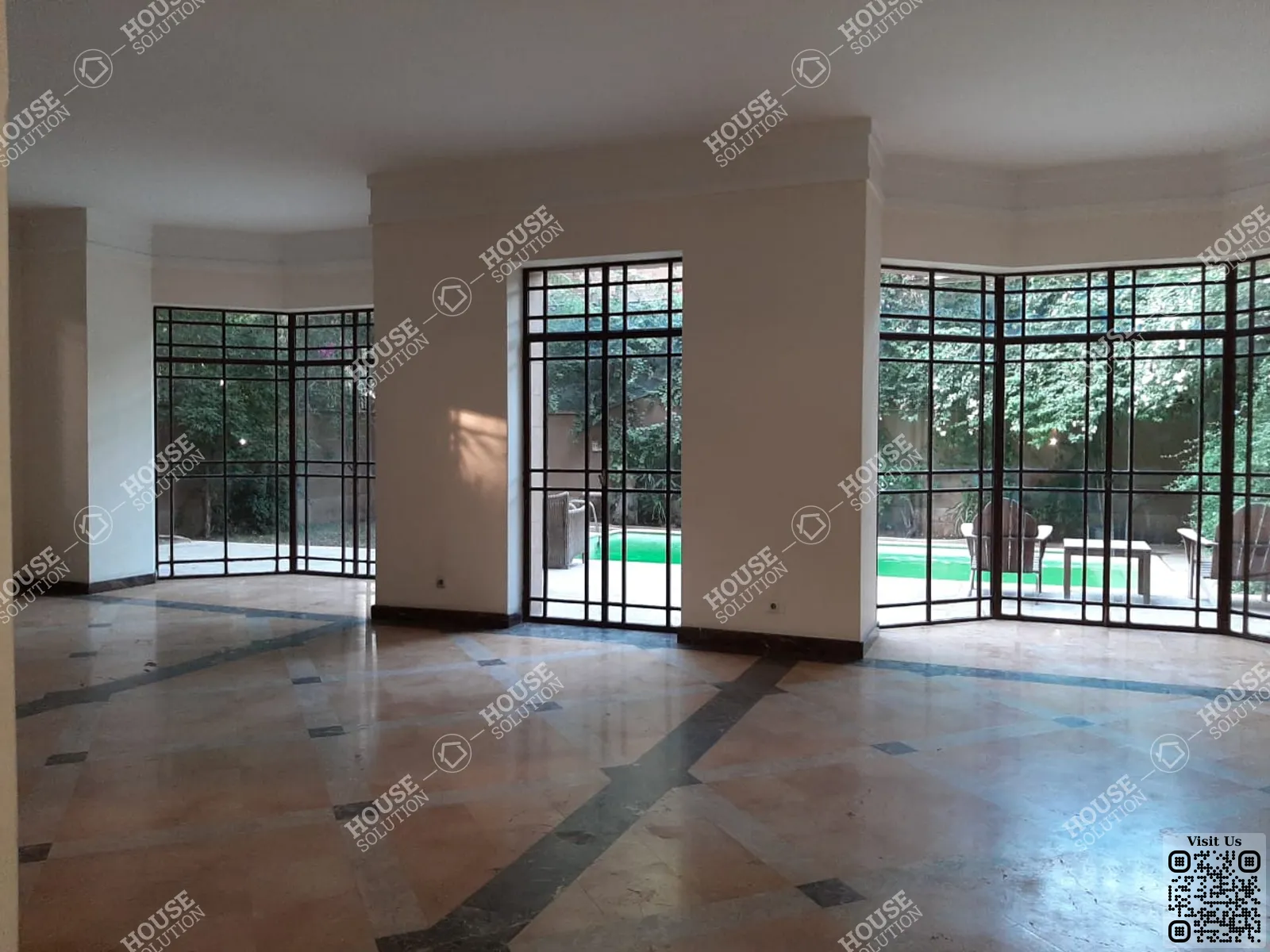 RECEPTION  @ Villas For Rent In Maadi Maadi Sarayat Area: 450 m² consists of 4 Bedrooms 4 Bathrooms Semi furnished 5 stars #6330-2