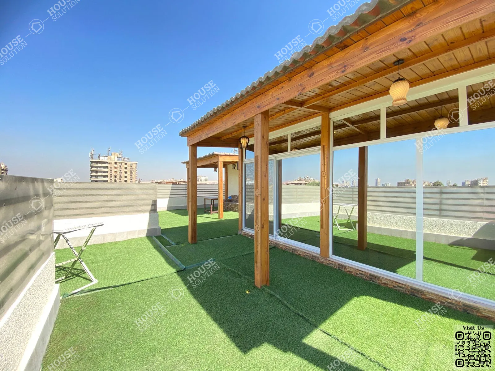 TERRACE  @ Studios For Rent In Maadi Maadi Degla Area: 60 m² consists of 1 Bedrooms 1 Bathrooms Modern furnished 5 stars #6331-1