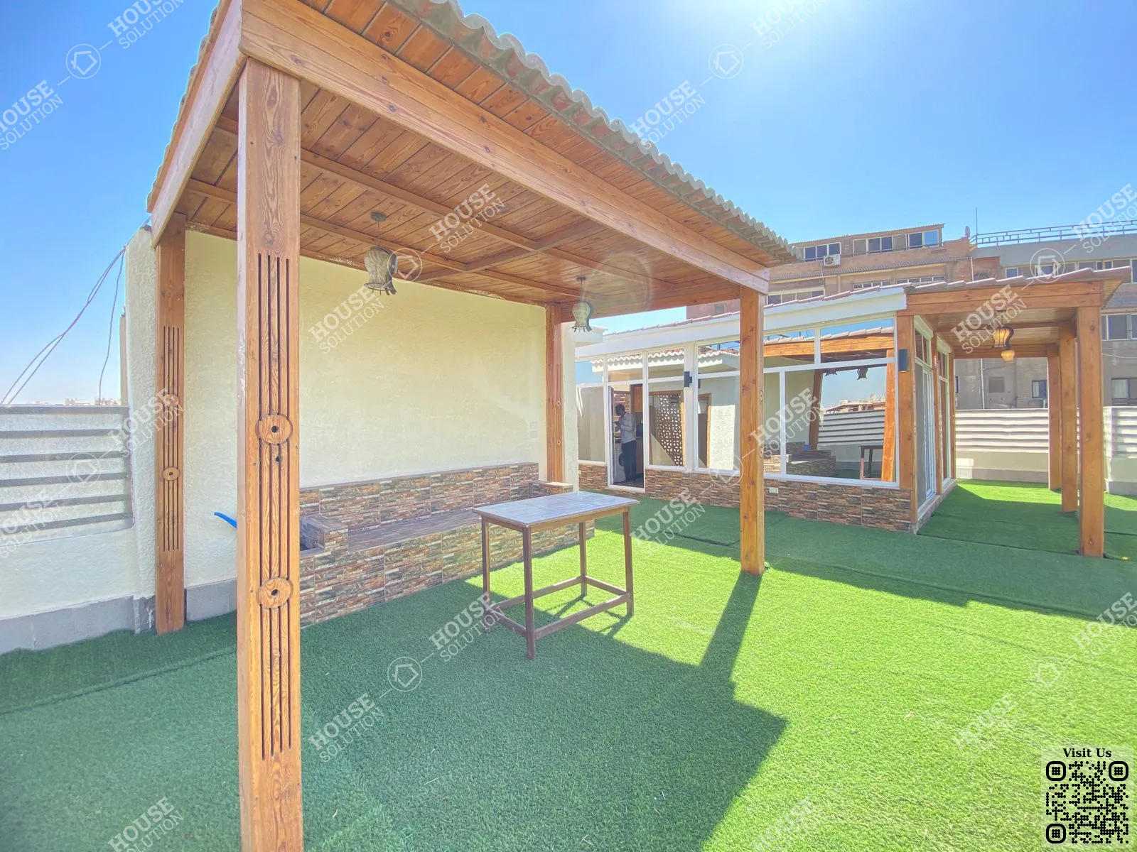 TERRACE  @ Studios For Rent In Maadi Maadi Degla Area: 60 m² consists of 1 Bedrooms 1 Bathrooms Modern furnished 5 stars #6331-0