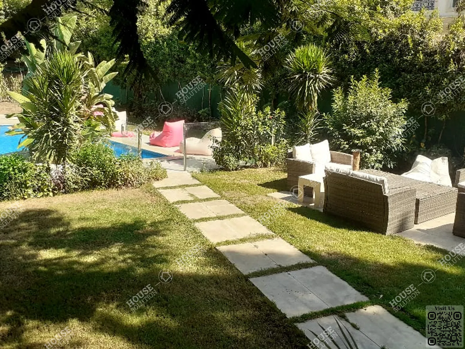 SHARED SWIMMING POOL  @ Studios For Rent In Maadi Maadi Sarayat Area: 70 m² consists of 1 Bedrooms 1 Bathrooms Modern furnished 5 stars #6334-0