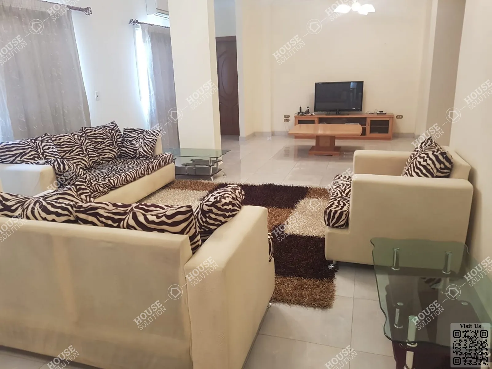 RECEPTION  @ Apartments For Rent In Maadi Maadi Degla Area: 140 m² consists of 2 Bedrooms 2 Bathrooms Furnished 5 stars #6336-1