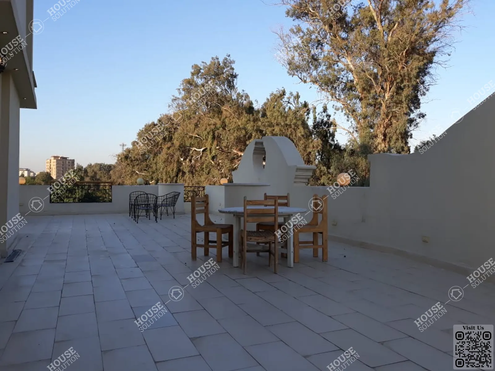 TERRACE  @ Penthouses For Rent In Maadi Maadi Sarayat Area: 500 m² consists of 4 Bedrooms 4 Bathrooms Furnished 5 stars #6339-2