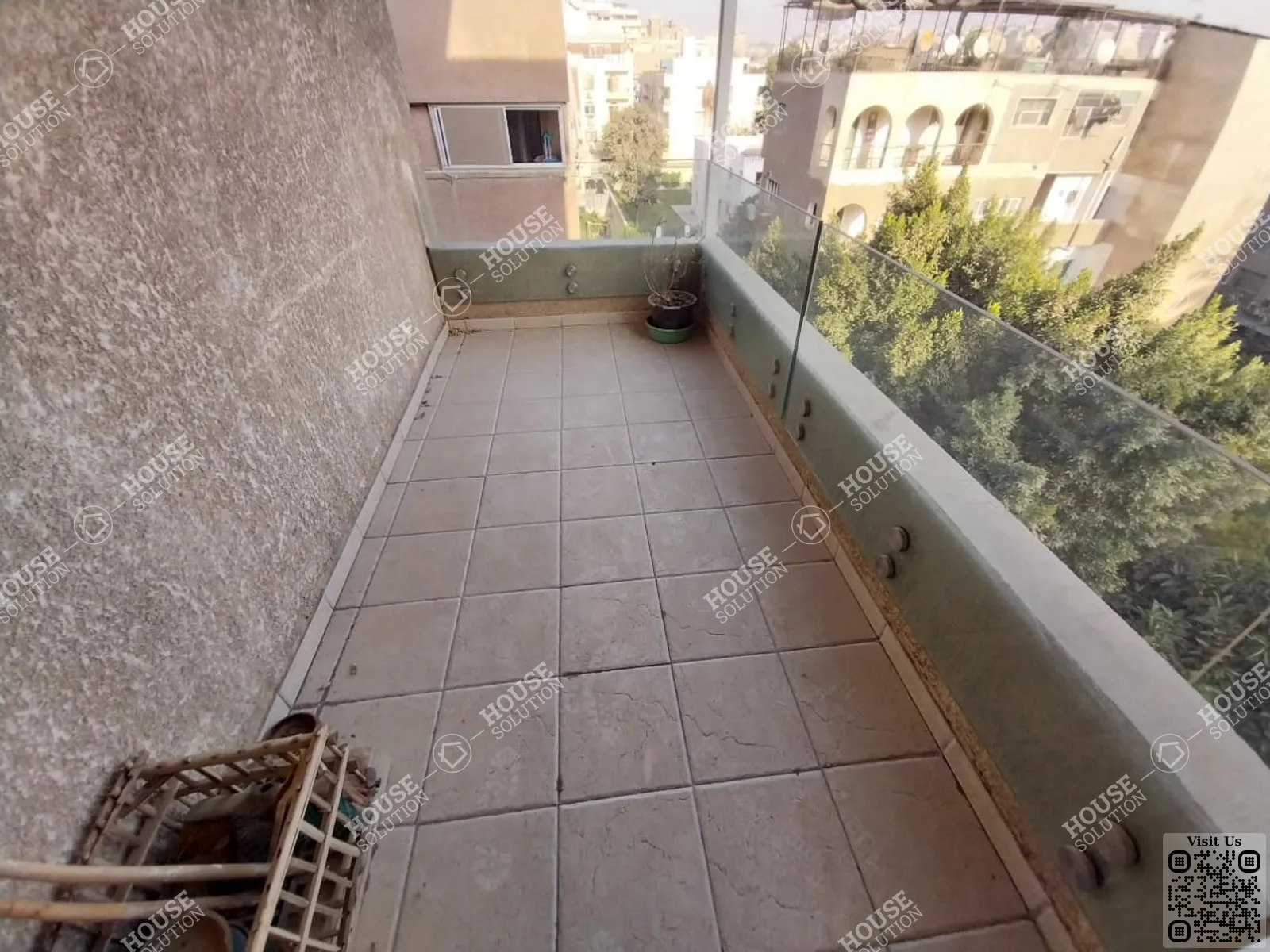 BALCONY  @ Apartments For Sale In Maadi Maadi Sarayat Area: 200 m² consists of 4 Bedrooms 2 Bathrooms Finished 5 stars #6343-2