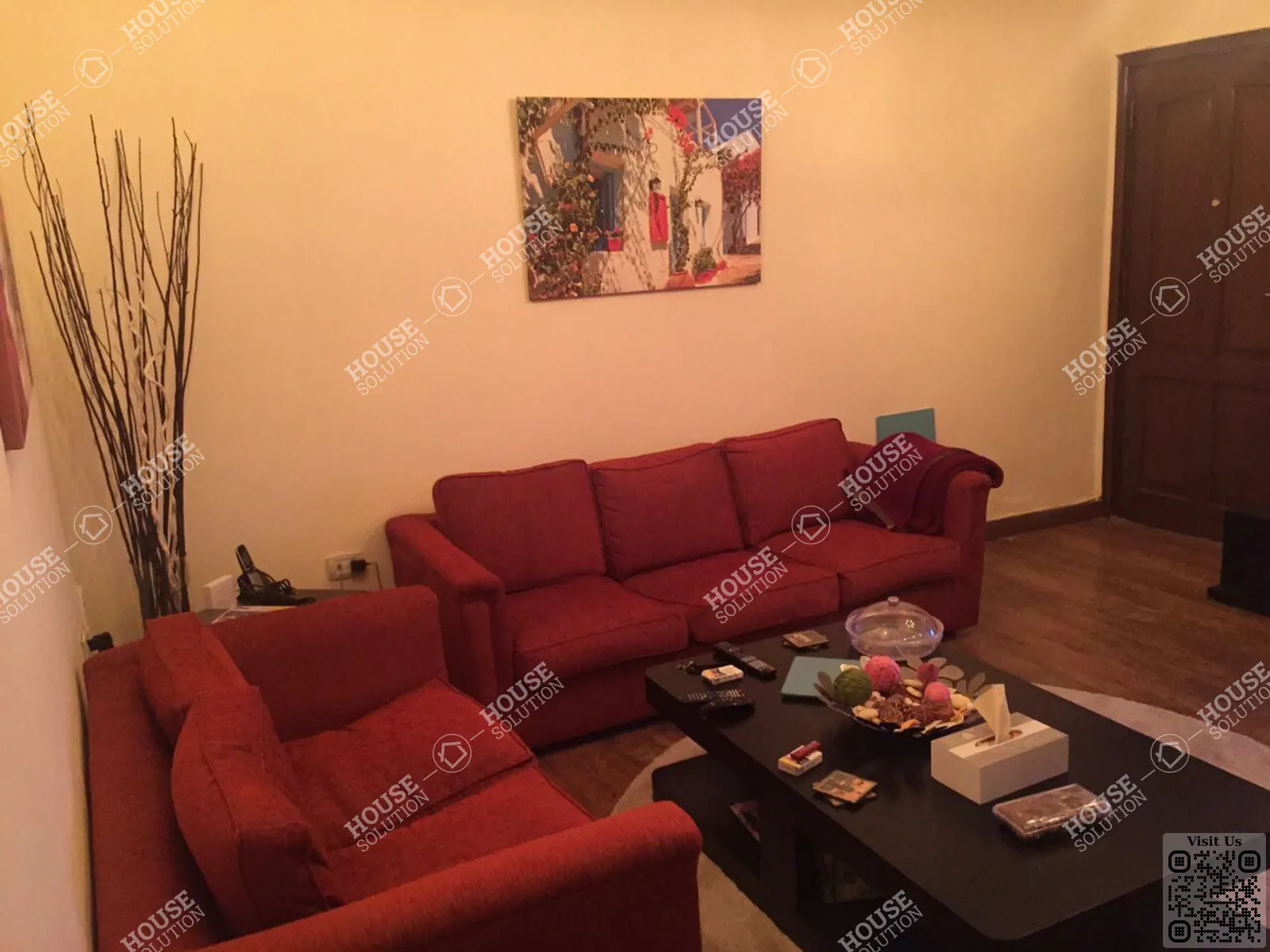 RECEPTION  @ Ground Floors For Rent In Maadi Maadi Sarayat Area: 75 m² consists of 2 Bedrooms 1 Bathrooms Furnished 5 stars #6344-1
