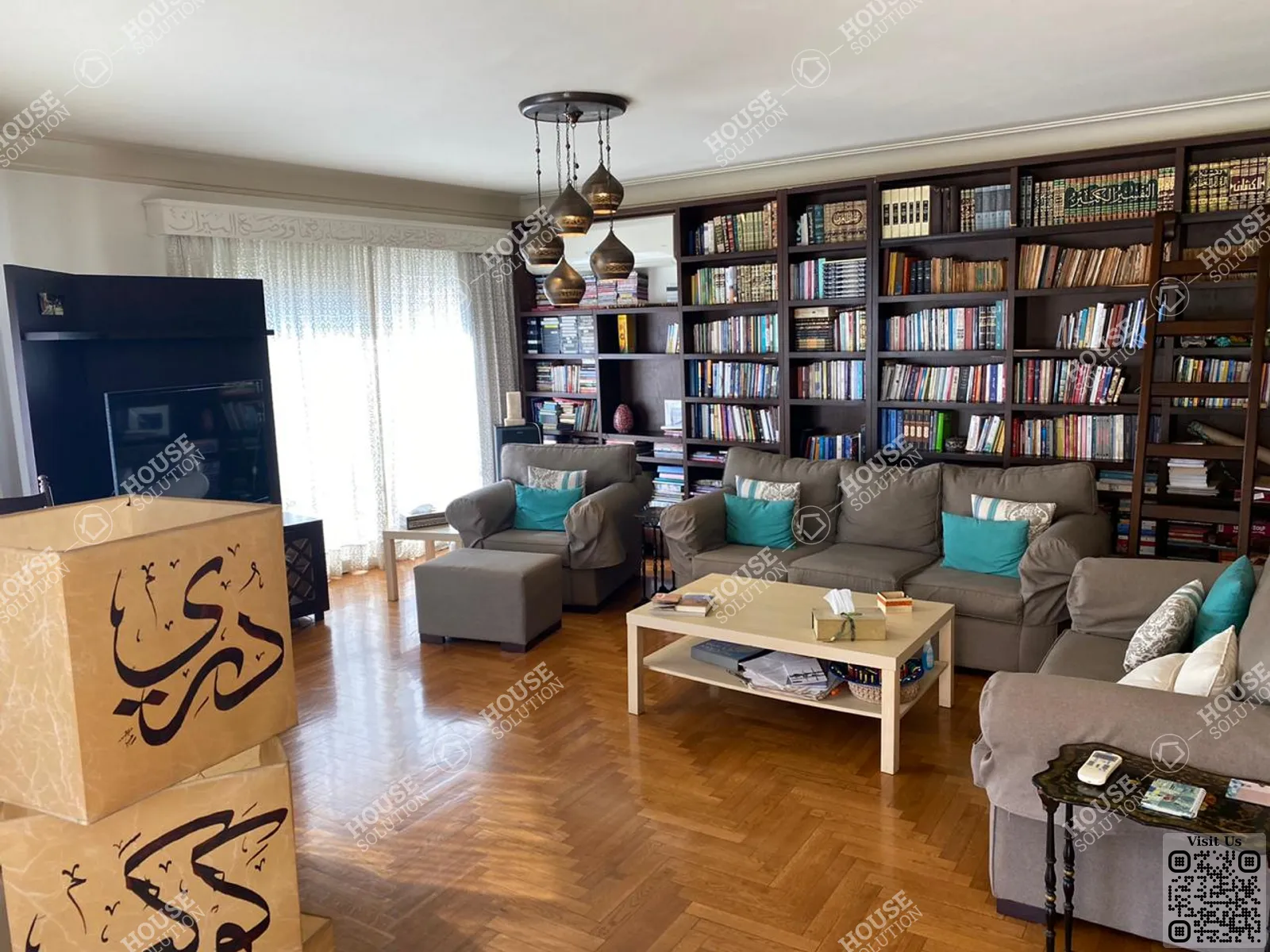 RECEPTION  @ Apartments For Rent In Maadi Maadi Sarayat Area: 300 m² consists of 4 Bedrooms 4 Bathrooms Modern furnished 5 stars #6347-2