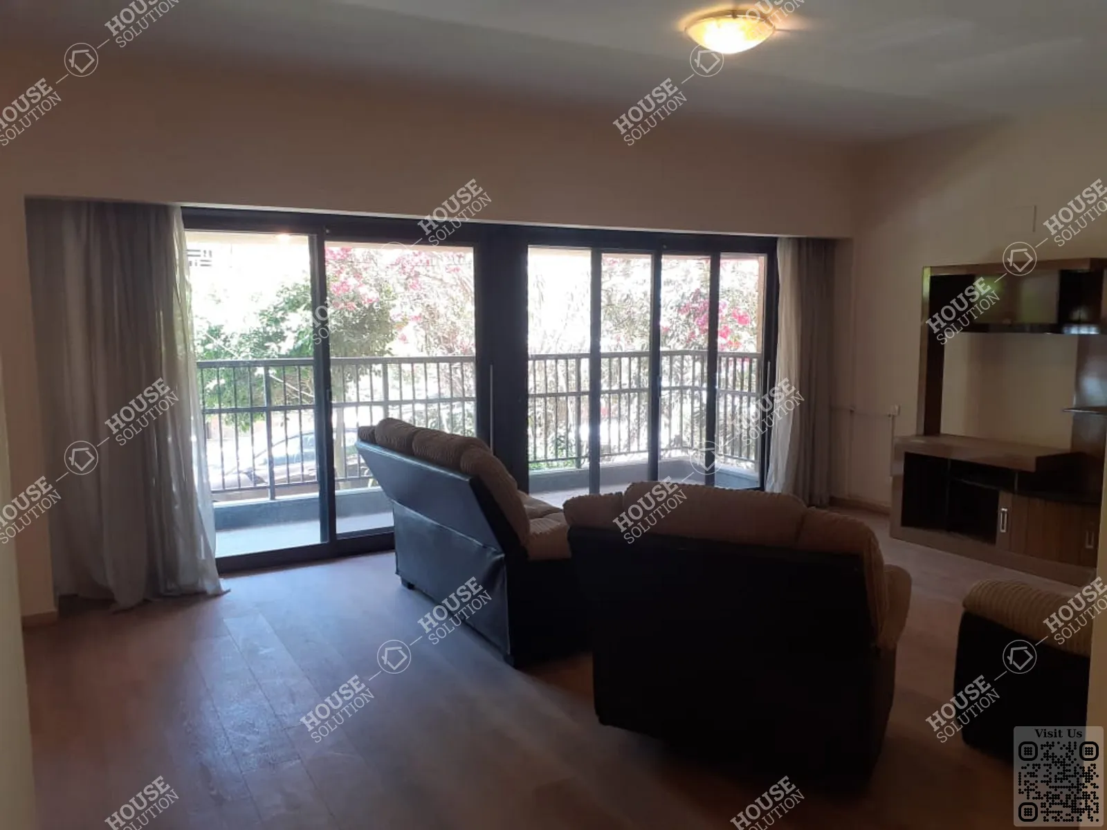 LIVING AREA  @ Ground Floors For Rent In Maadi Maadi Degla Area: 150 m² consists of 2 Bedrooms 2 Bathrooms Semi furnished 5 stars #6349-2