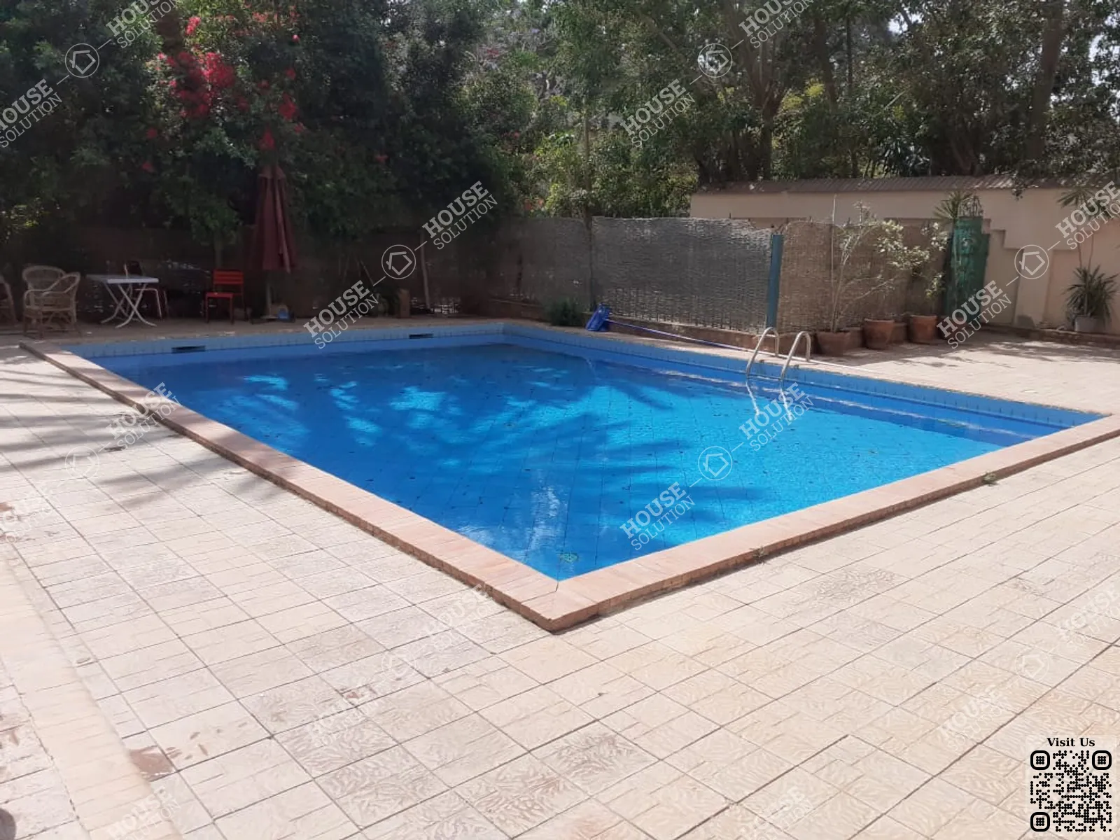 SHARED SWIMMING POOL  @ Apartments For Rent In Maadi Maadi Sarayat Area: 250 m² consists of 3 Bedrooms 3 Bathrooms Furnished 5 stars #6351-2