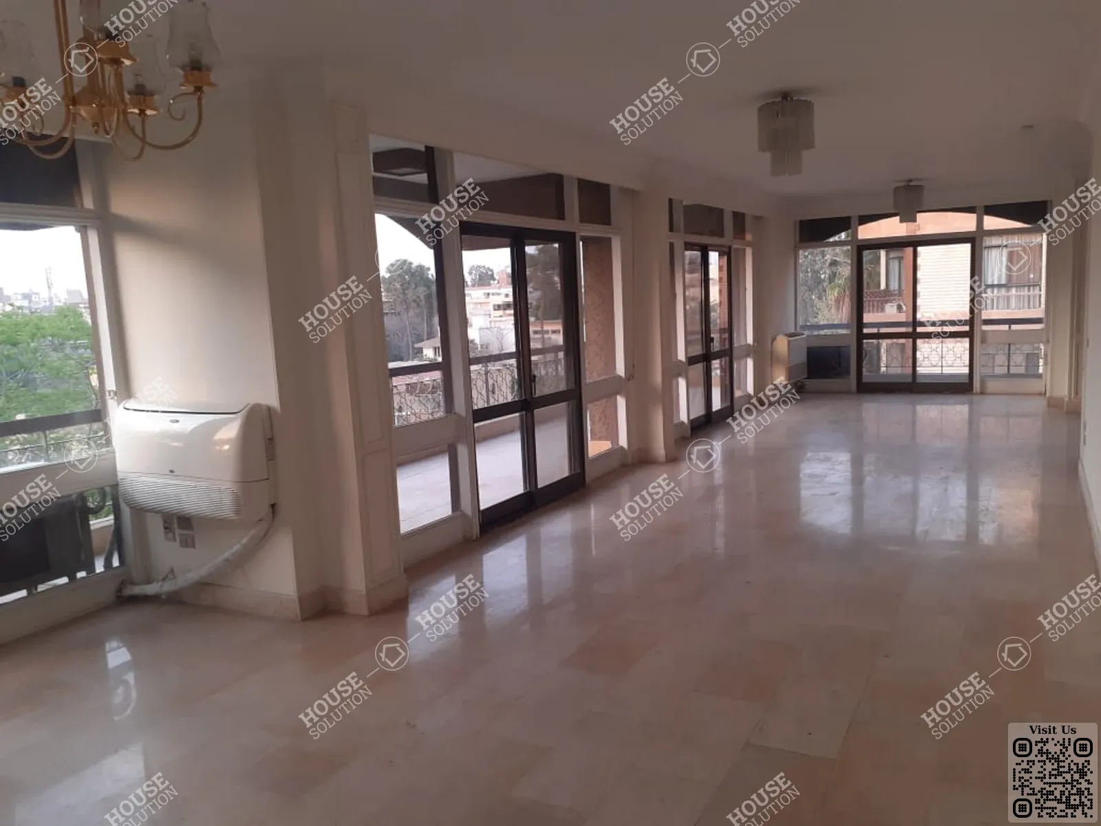 غرفة الاستقبال @ شقق للإيجار في المعادي سرايات المعادي مساحة: 360 م² تتكون من 3 غرفة 3 حمام نصف مفروش 5 نجوم #6360-2