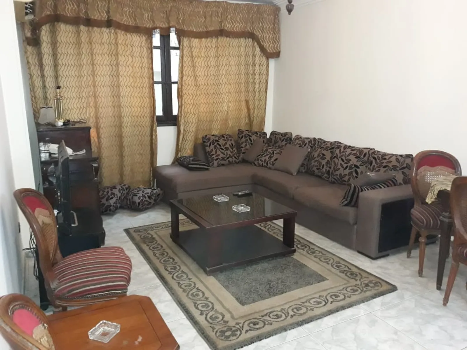 شقق للبيع في المعادي دجله المعادي مساحة: 120 م² تتكون من 2 غرفة 1 حمام مفروش 5 نجوم #6366