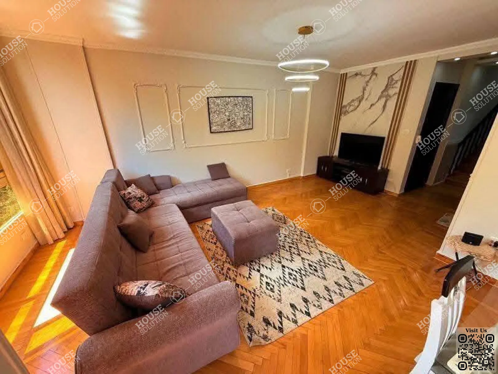 منطقة سكنية @ دوبليكس للإيجار في المعادي سرايات المعادي مساحة: 120 م² تتكون من 2 غرفة 2 حمام مفروش 5 نجوم #6367-1