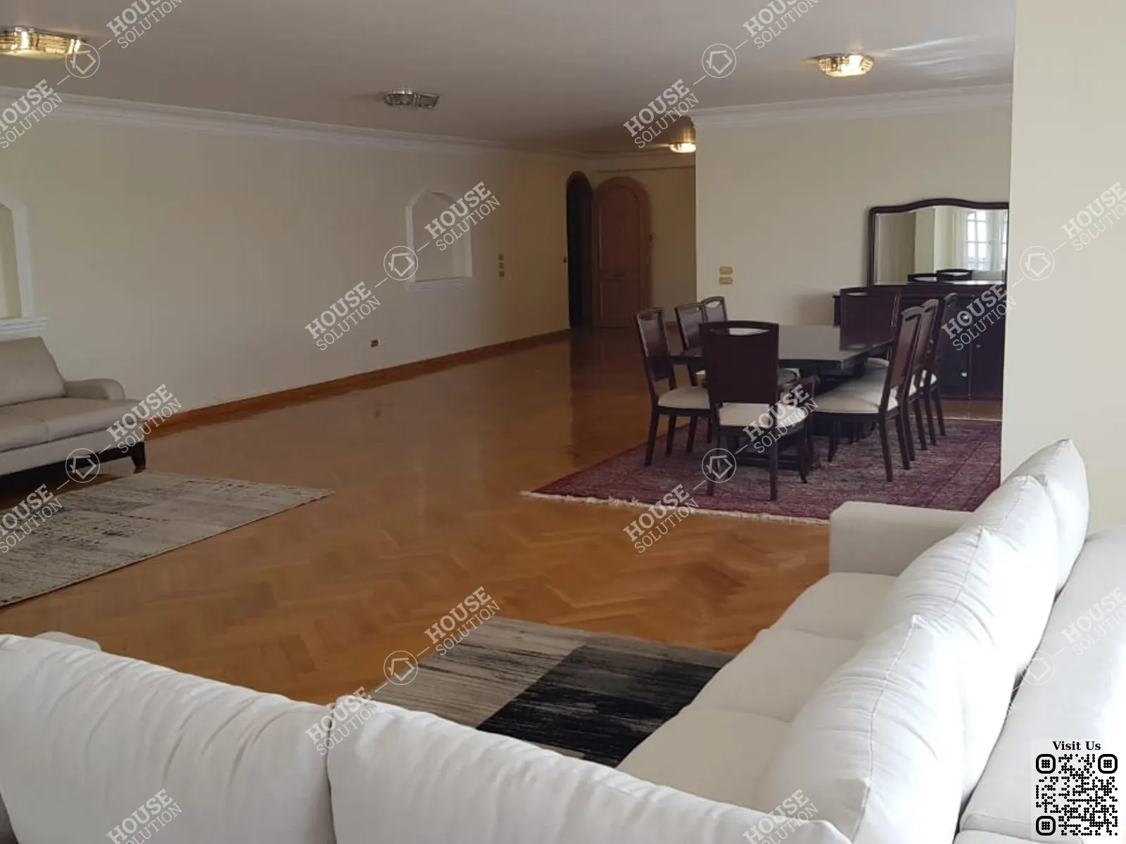 RECEPTION  @ Apartments For Rent In Maadi Maadi Sarayat Area: 250 m² consists of 4 Bedrooms 3 Bathrooms Furnished 5 stars #6370-0