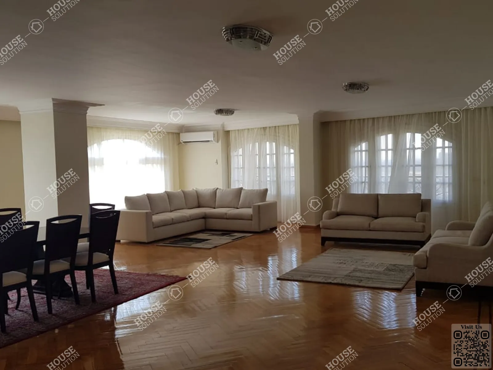 RECEPTION  @ Apartments For Rent In Maadi Maadi Sarayat Area: 250 m² consists of 4 Bedrooms 3 Bathrooms Furnished 5 stars #6370-1