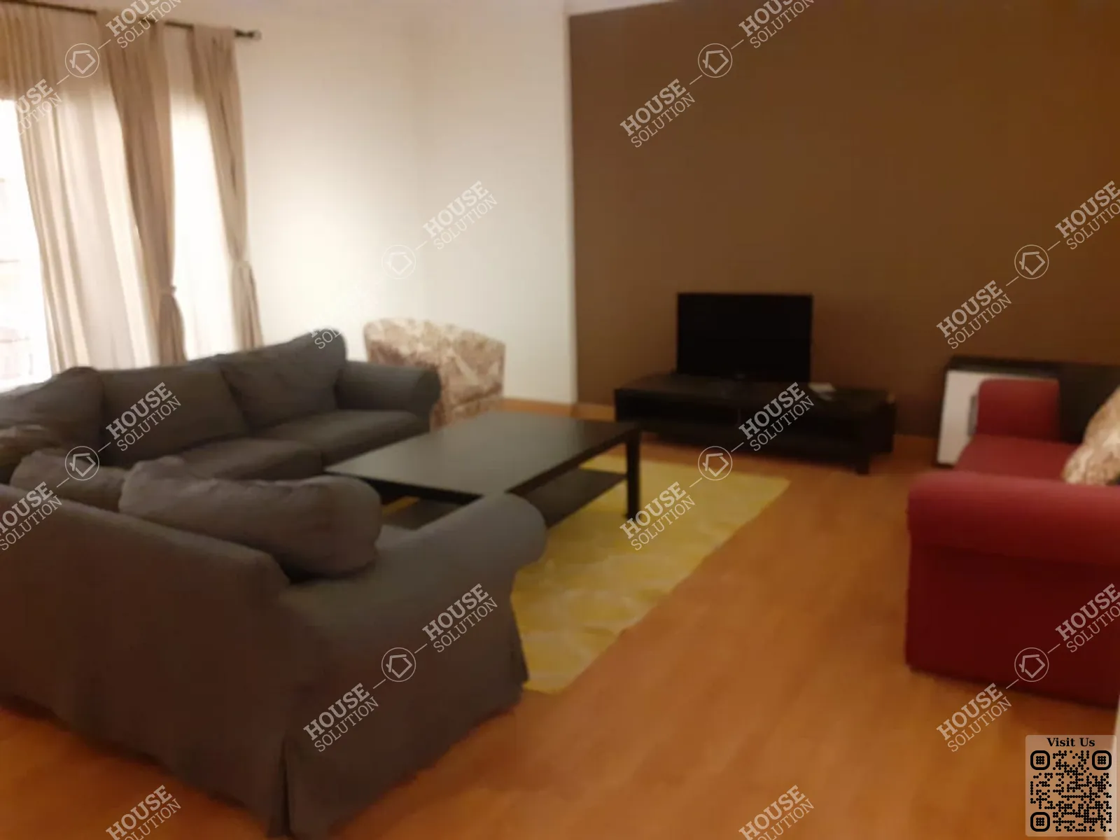 RECEPTION  @ Apartments For Rent In Maadi Maadi Degla Area: 140 m² consists of 2 Bedrooms 2 Bathrooms Furnished 4 stars #6385-1