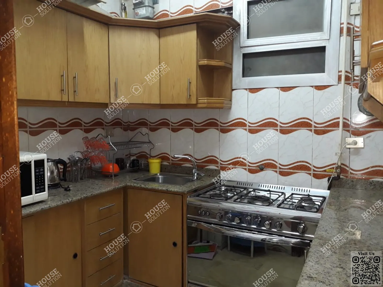 KITCHEN @ Apartments For Rent In Maadi Maadi Degla Area: 110 m² consists of 2 Bedrooms 2 Bathrooms Furnished 5 stars #6391-2