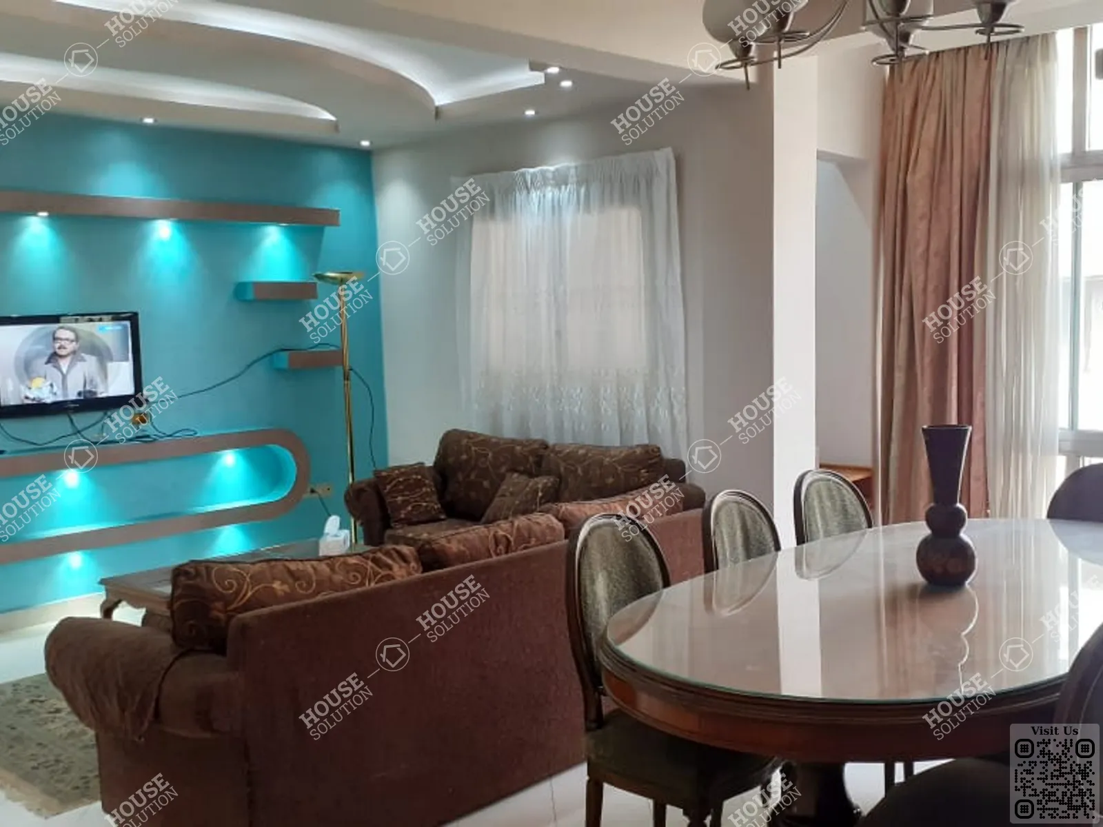 RECEPTION @ Apartments For Rent In Maadi Maadi Degla Area: 120 m² consists of 2 Bedrooms 2 Bathrooms Furnished 5 stars #6392-2
