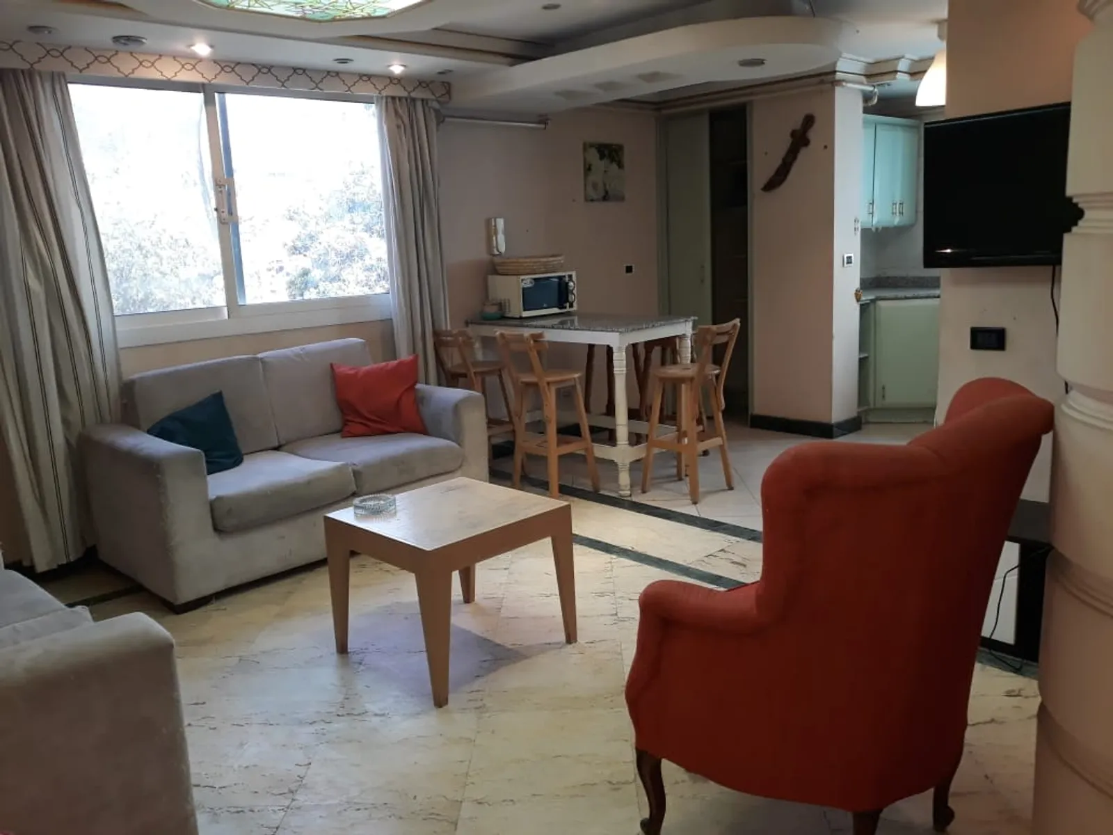 Studios For Sale In Maadi Maadi Sarayat Area: 60 m² consists of 1 Bedrooms 1 Bathrooms Furnished 5 stars #6395