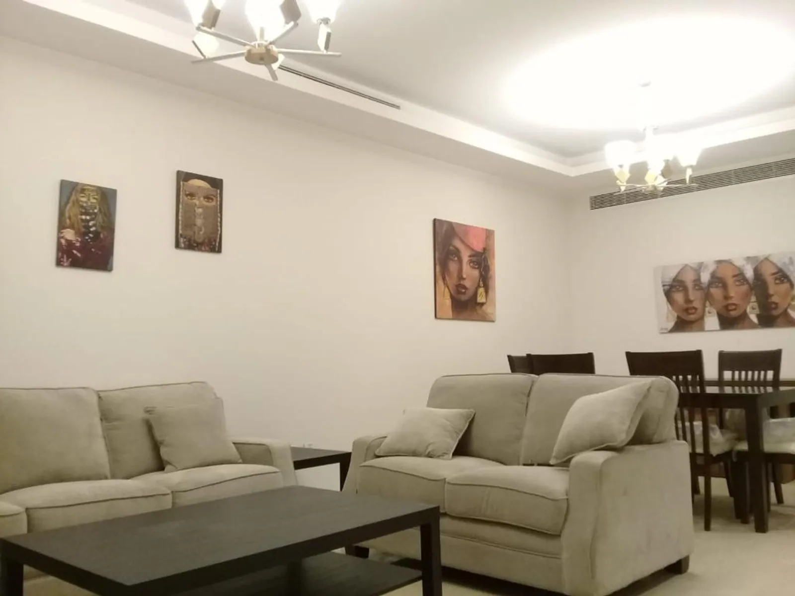 Ground Floors For Sale In New Cairo Cairo Festival City Al-Futtaim Area: 150 m² consists of 2 Bedrooms 2 Bathrooms Furnished 5 stars #6399