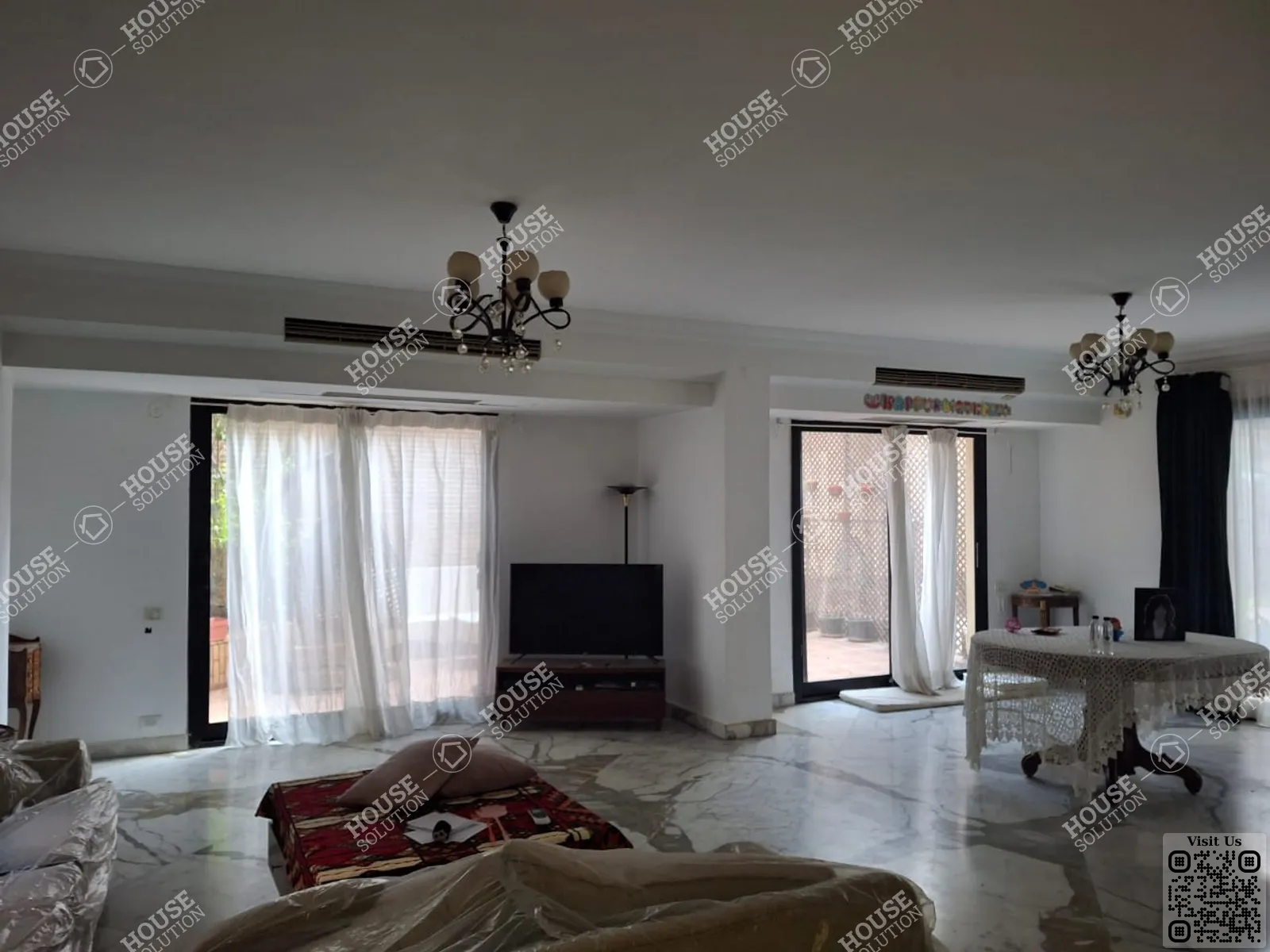 RECEPTION @ Ground Floors For Rent In Maadi Maadi Sarayat Area: 180 m² consists of 3 Bedrooms 3 Bathrooms Furnished 5 stars #6400-1