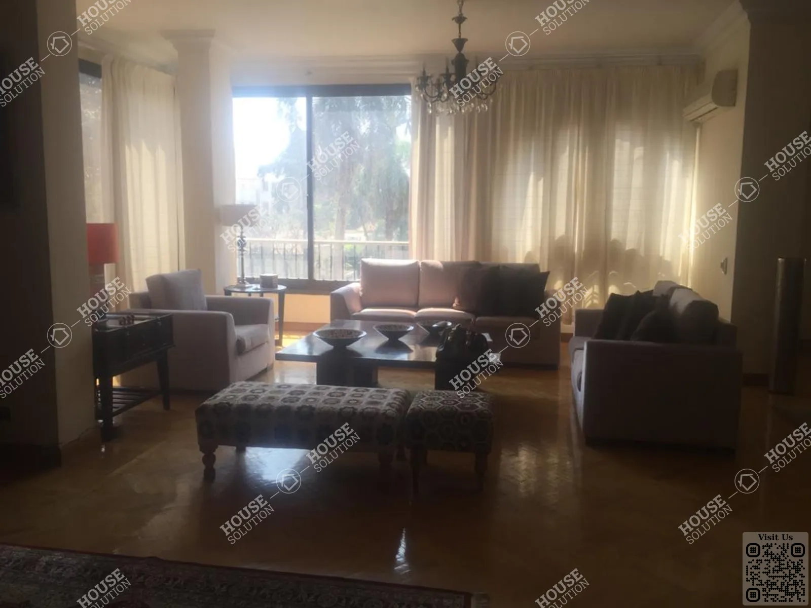 RECEPTION @ Duplexes For Rent In Maadi Maadi Sarayat Area: 240 m² consists of 3 Bedrooms 3 Bathrooms Furnished 5 stars #6401-1