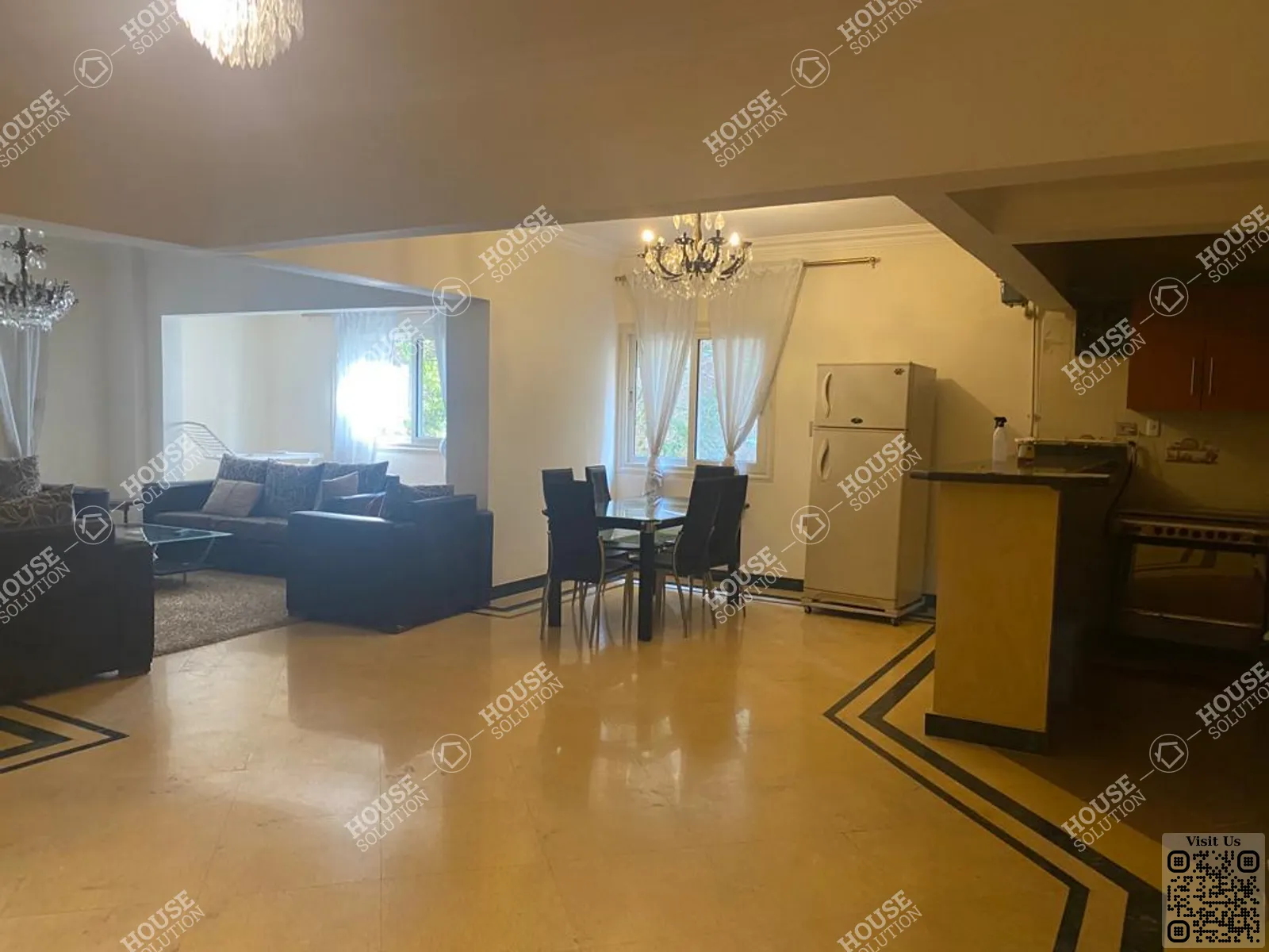 RECEPTION  @ Apartments For Rent In Maadi Maadi Degla Area: 140 m² consists of 2 Bedrooms 1 Bathrooms Furnished 3 stars #6421-1