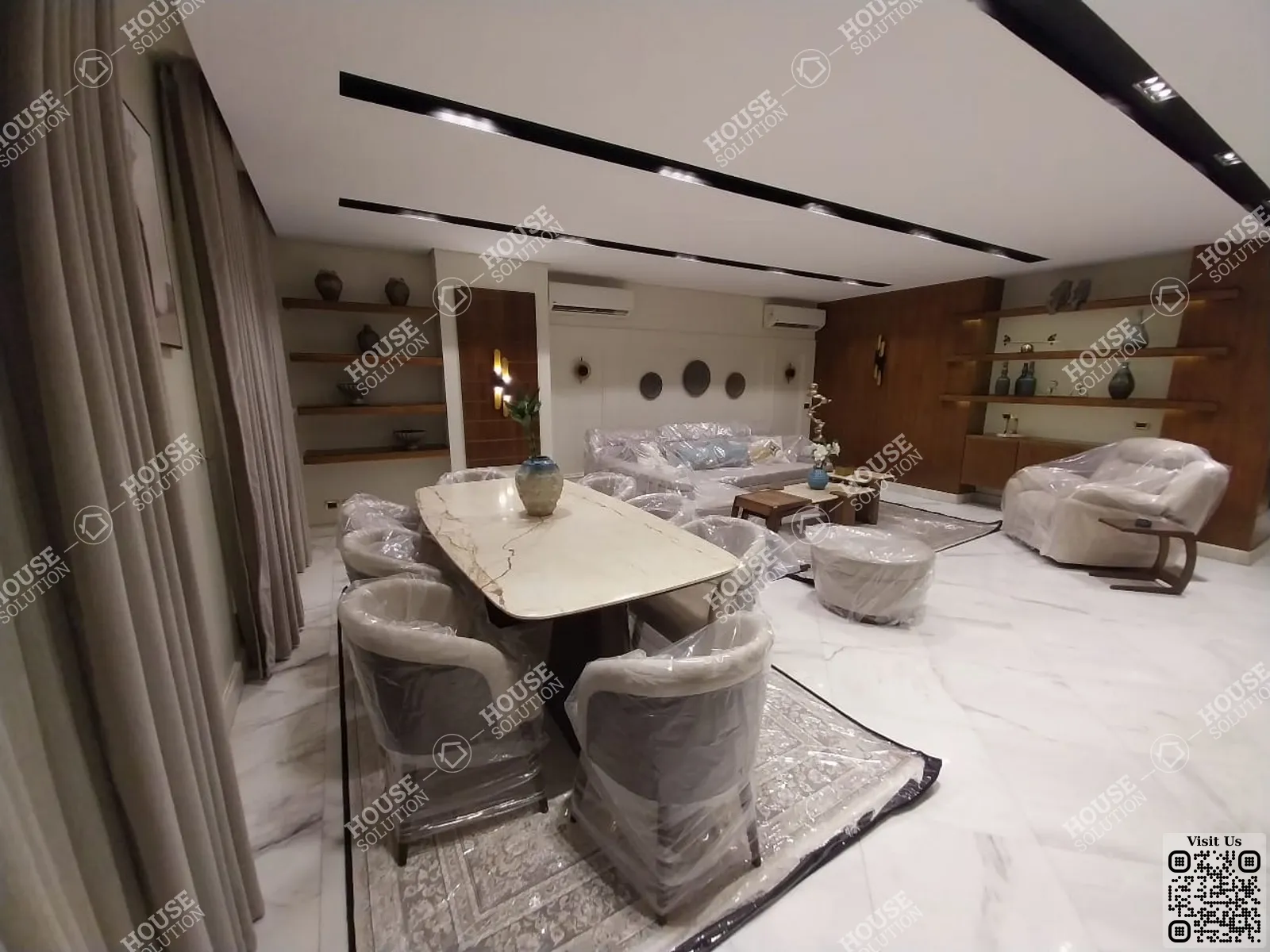 RECEPTION @ Apartments For Rent In Maadi Maadi Sarayat Area: 280 m² consists of 3 Bedrooms 4 Bathrooms Modern furnished 5 stars #6422-2