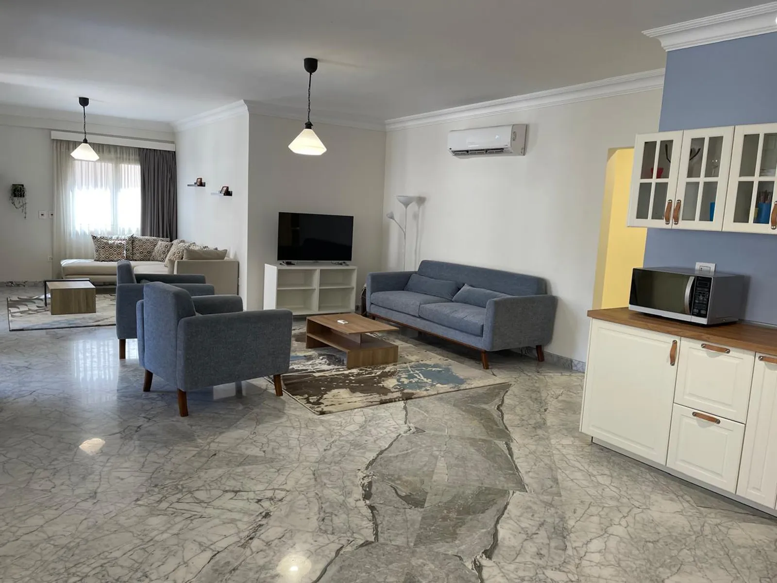 Ground Floors For Sale In Maadi Maadi Sarayat Area: 220 m² consists of 3 Bedrooms 2 Bathrooms Furnished 5 stars #6434