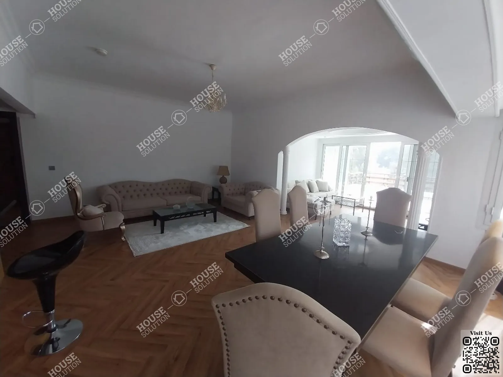 RECEPTION  @ Apartments For Rent In Maadi Maadi Sarayat Area: 160 m² consists of 3 Bedrooms 2 Bathrooms Furnished 5 stars #6437-2