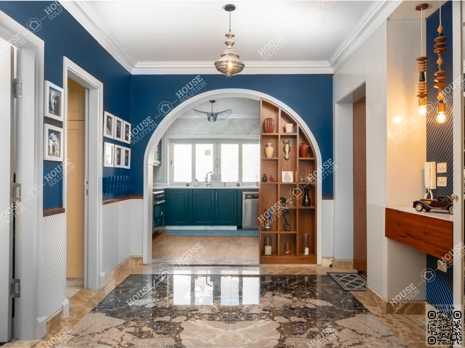 غرفة الاستقبال @ شقق للإيجار في القاهرة الجديدة ماونتن فيو - هايد بارك مساحة: 245 م² تتكون من 2 غرفة 3 حمام مفروش مودرن 5 نجوم #6441-2