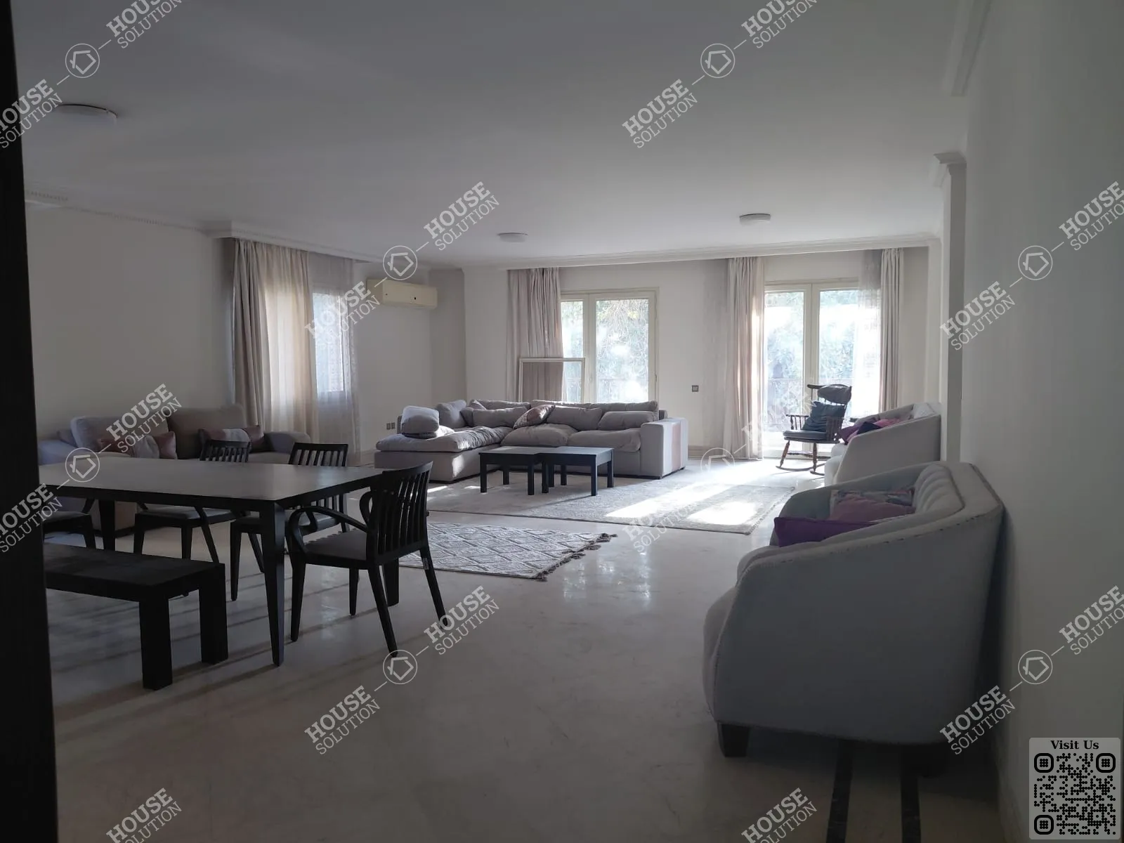 RECEPTION @ Apartments For Rent In Maadi Maadi Sarayat Area: 350 m² consists of 4 Bedrooms 4 Bathrooms Modern furnished 5 stars #6446-1