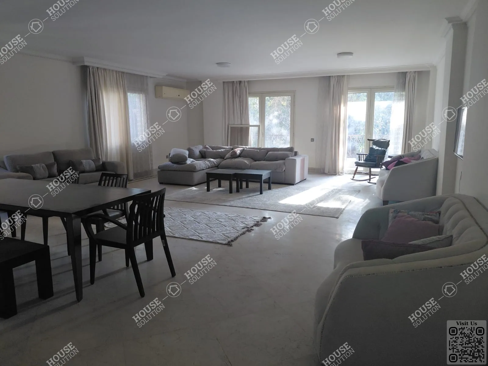 RECEPTION @ Apartments For Rent In Maadi Maadi Sarayat Area: 350 m² consists of 4 Bedrooms 4 Bathrooms Modern furnished 5 stars #6446-2