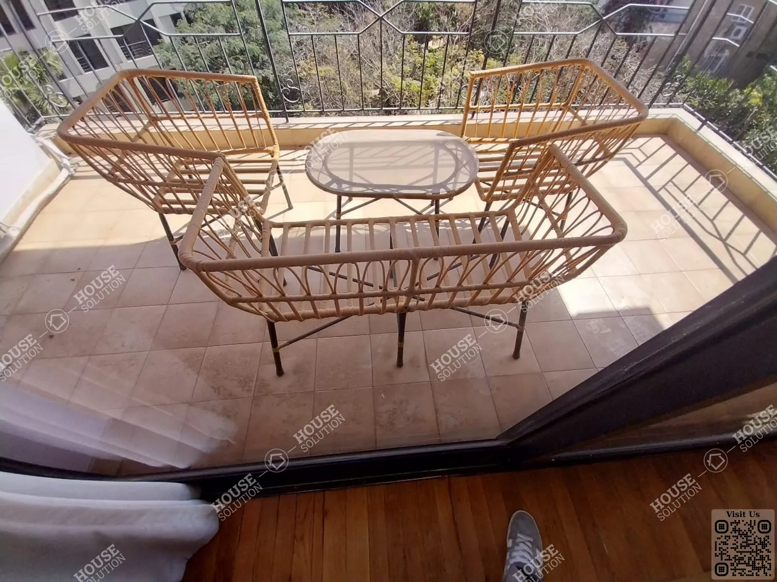 بالكونا @ شقق للإيجار في المعادي سرايات المعادي مساحة: 300 م² تتكون من 4 غرفة 3 حمام مفروش 5 نجوم #6450-2