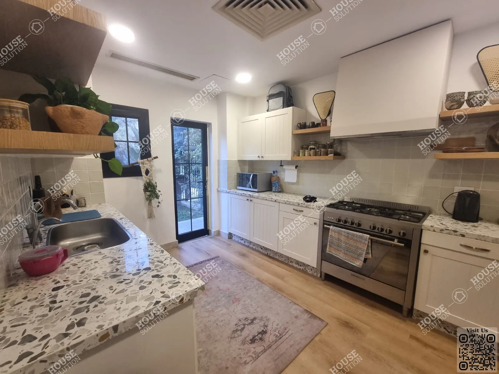 مطبخ	 @ توين هاوس للإيجار في القاهرة الجديدة قطاميه ريزيدنس مساحة: 450 م² تتكون من 5 غرفة 4 حمام مفروش مودرن 5 نجوم #6469-2