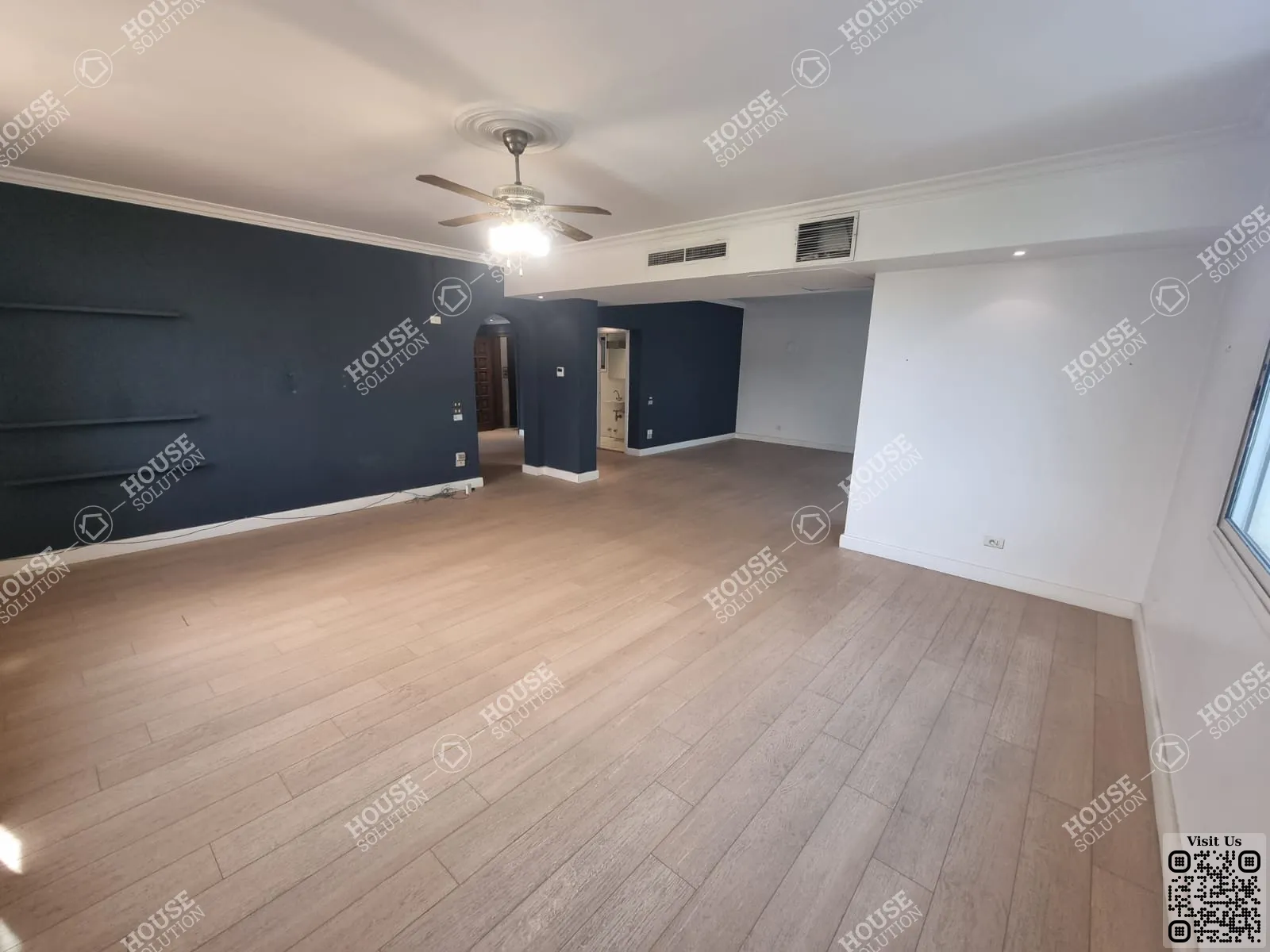 غرفة الاستقبال @ شقق للإيجار في المعادي سرايات المعادي مساحة: 225 م² تتكون من 4 غرفة 4 حمام نصف مفروش 5 نجوم #6479-1