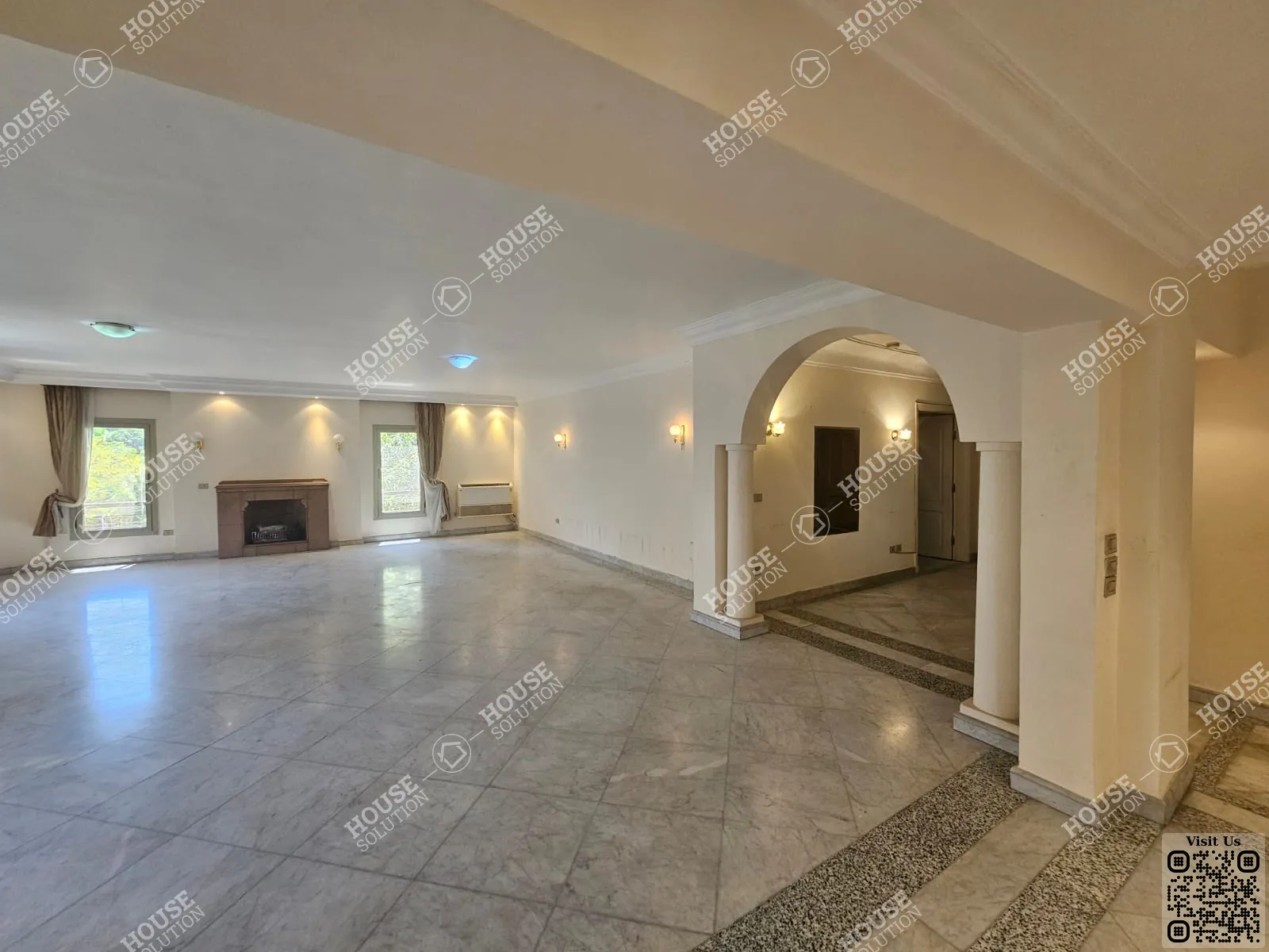 RECEPTION  @ Apartments For Rent In Maadi Maadi Sarayat Area: 250 m² consists of 4 Bedrooms 5 Bathrooms Semi furnished 5 stars #6488-2