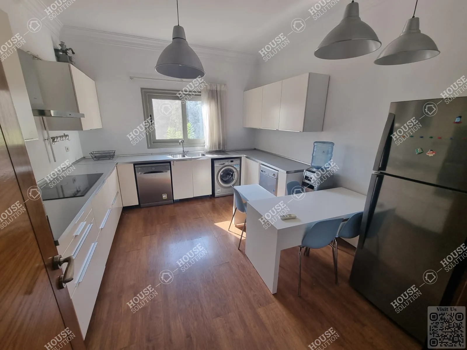 KITCHEN  @ Apartments For Rent In Maadi Maadi Sarayat Area: 145 m² consists of 3 Bedrooms 3 Bathrooms Modern furnished 5 stars #6490-2