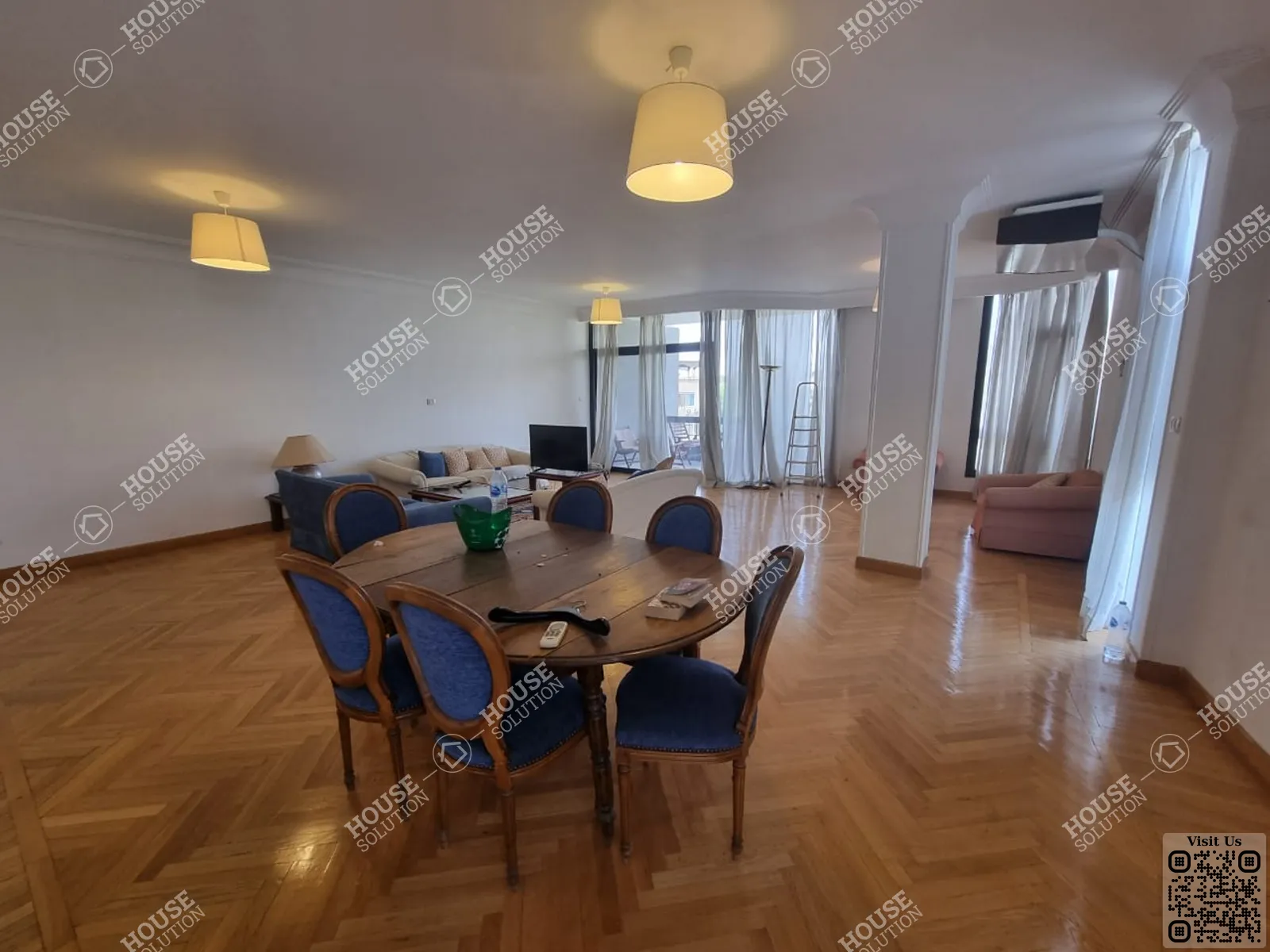 DINING AREA @ Apartments For Rent In Maadi Maadi Degla Area: 165 m² consists of 3 Bedrooms 2 Bathrooms Modern furnished 5 stars #6509-1