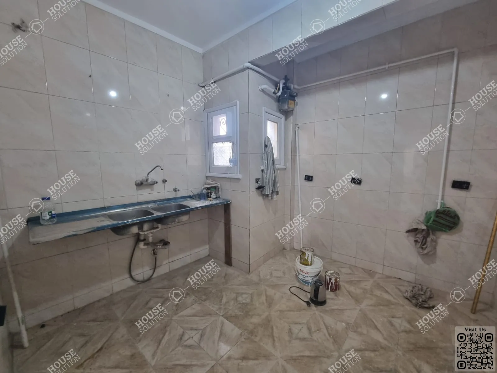 KITCHEN  @ Apartments For Rent In Maadi Maadi Sarayat Area: 120 m² consists of 2 Bedrooms 1 Bathrooms Unfurnished 5 stars #6531-2
