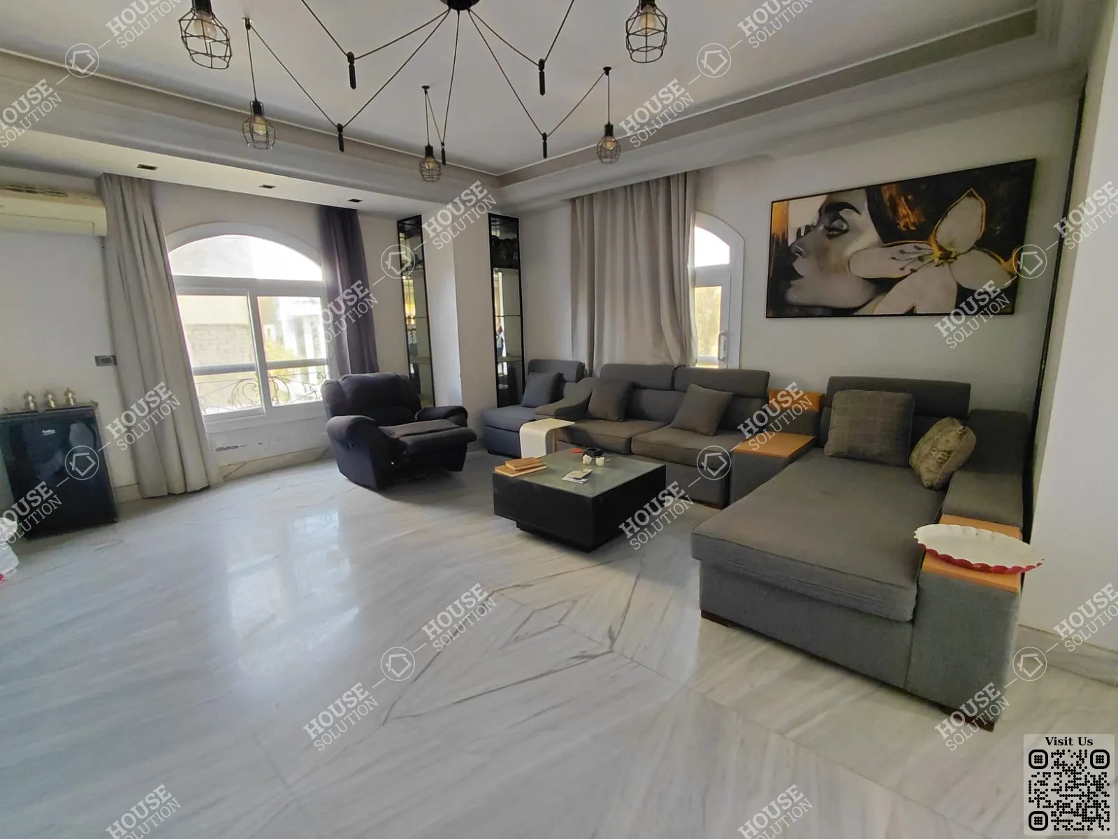 شقق للبيع في المعادي المعادي الجديده مساحة: 250 م² تتكون من 2 غرفة 3 حمام مفروش 5 نجوم #6539