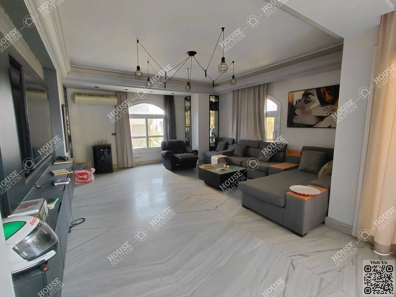 منطقة سكنية @ شقق للإيجار في المعادي المعادي الجديده مساحة: 250 م² تتكون من 2 غرفة 3 حمام مفروش 5 نجوم #6539-0