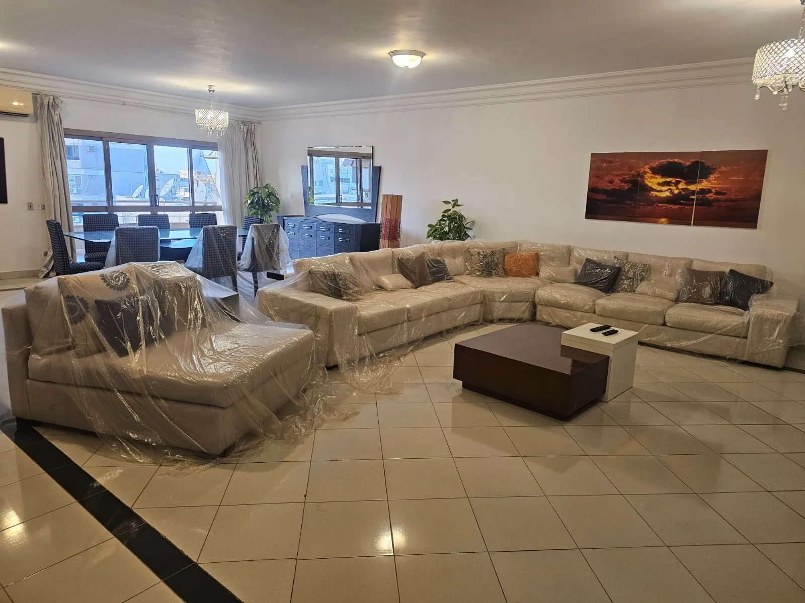 شقق للبيع في المعادي دجله المعادي مساحة: 185 م² تتكون من 3 غرفة 3 حمام مفروش مودرن 5 نجوم #6540