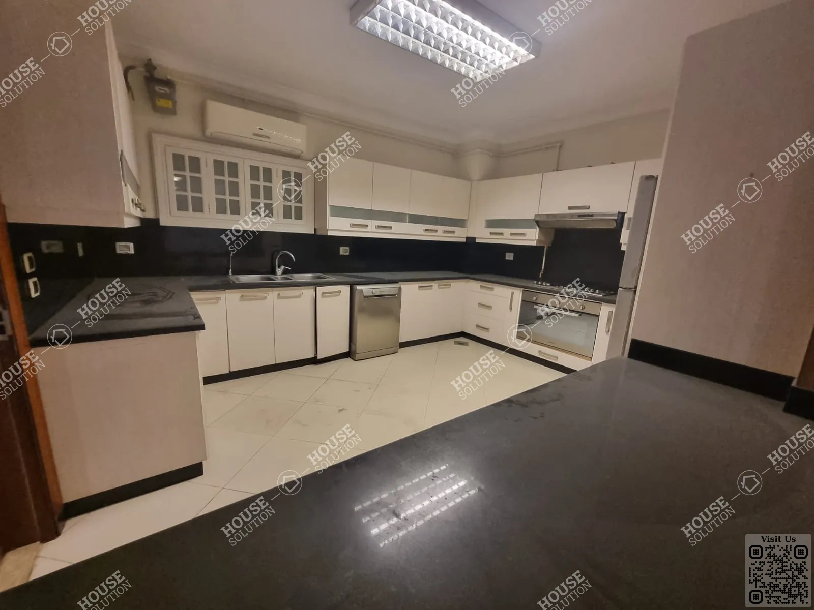 KITCHEN  @ Ground Floors For Rent In Maadi Maadi Sarayat Area: 420 m² consists of 4 Bedrooms 5 Bathrooms Semi furnished 5 stars #6551-1