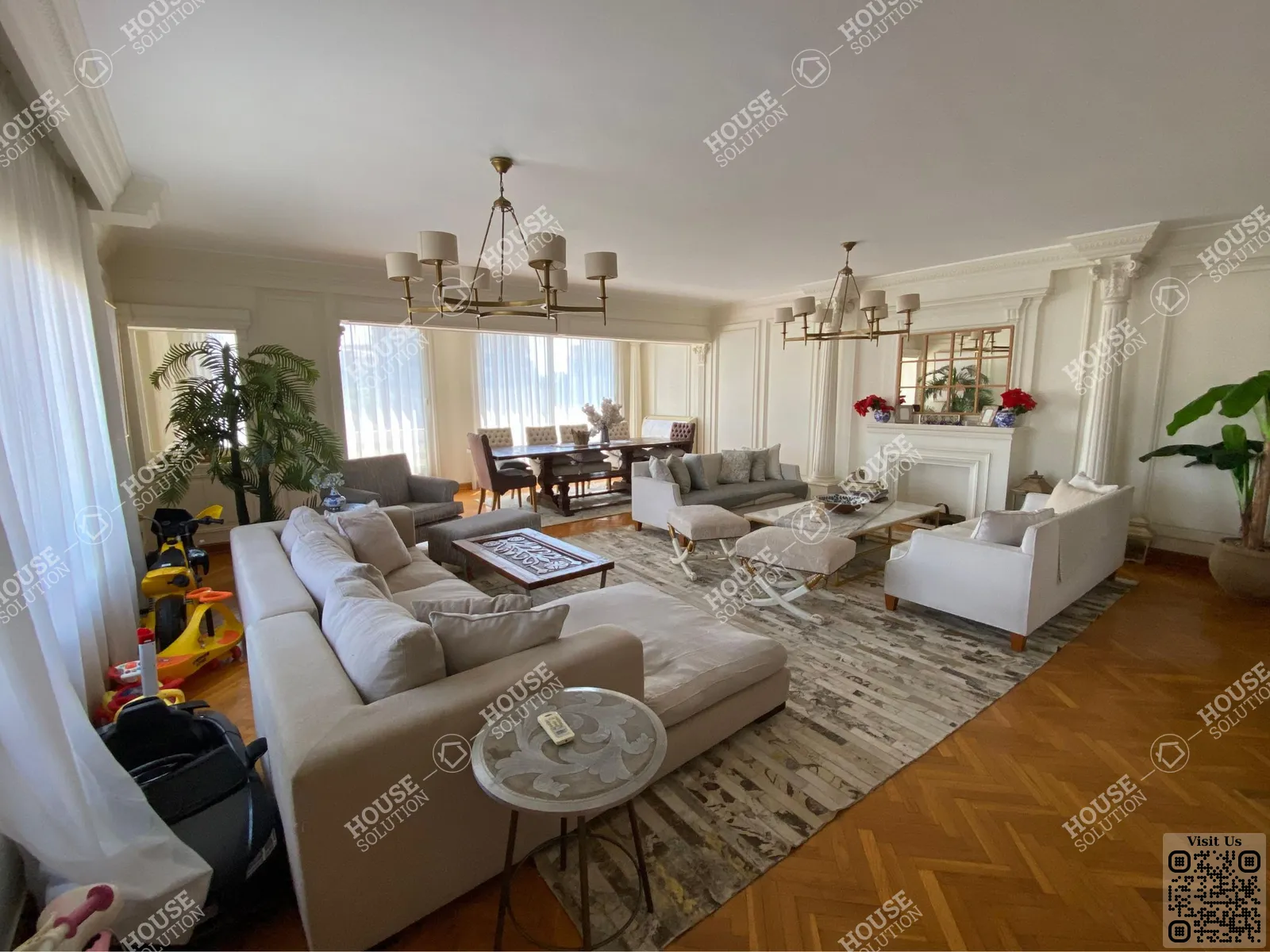 RECEPTION @ Penthouses For Sale In Maadi Maadi Sarayat Area: 320 m² consists of 4 Bedrooms 3 Bathrooms Semi furnished 5 stars #6570-0