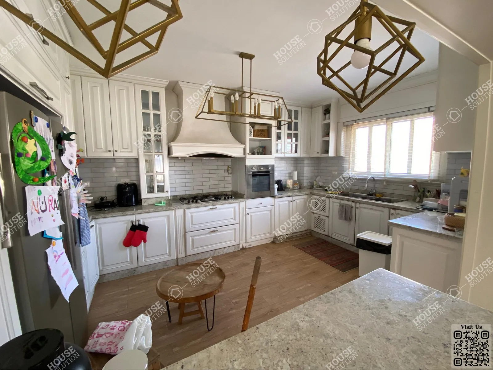 KITCHEN @ Penthouses For Sale In Maadi Maadi Sarayat Area: 320 m² consists of 4 Bedrooms 3 Bathrooms Semi furnished 5 stars #6570-1