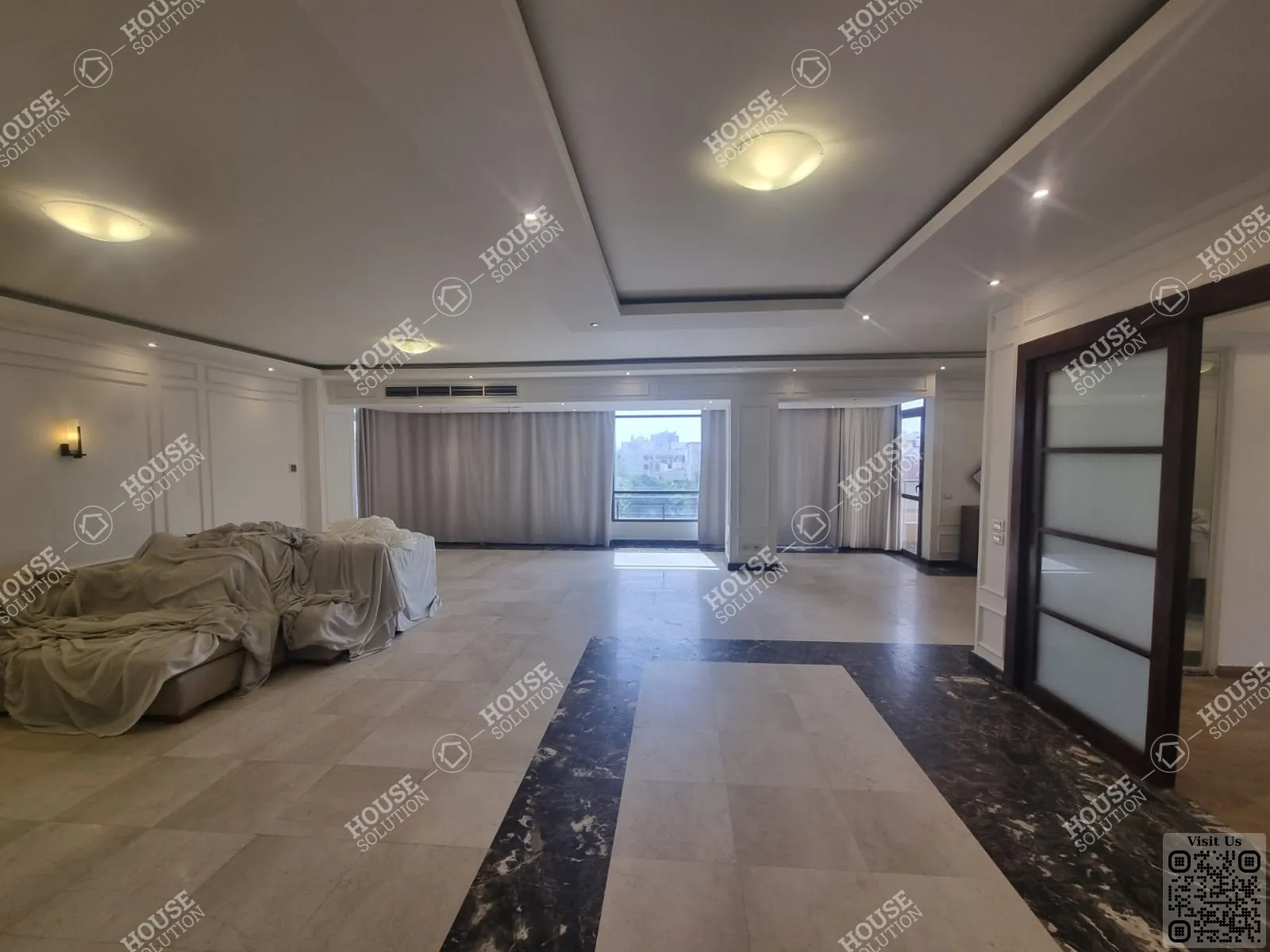 RECEPTION @ Penthouses For Rent In Maadi Maadi Degla Area: 400 m² consists of 5 Bedrooms 4 Bathrooms Semi furnished 5 stars #6571-0