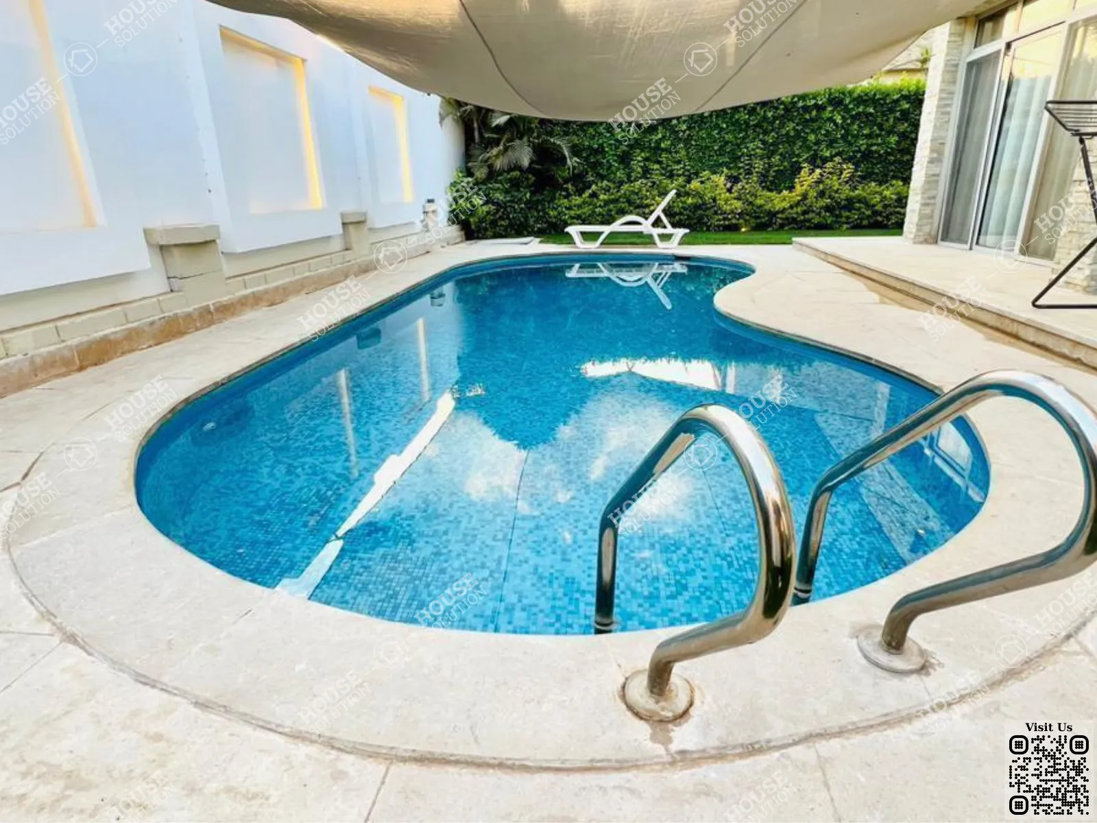 PRIVATE SWIMMING POOL @ Villas For Rent In Sheikh Zayed Allegria By SODIC Area: 650 m² consists of 5 Bedrooms 6 Bathrooms Modern furnished 5 stars #6572-0
