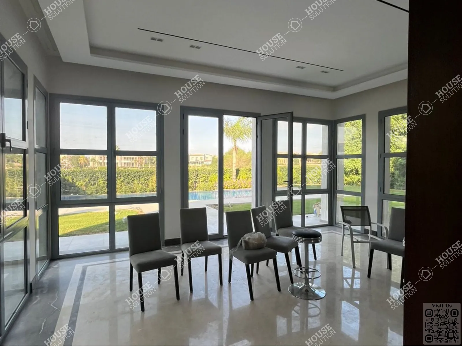 DINING AREA @ Villas For Rent In Sheikh Zayed Allegria By SODIC Area: 1200 m² consists of 5 Bedrooms 6 Bathrooms Semi furnished 5 stars #6575-2
