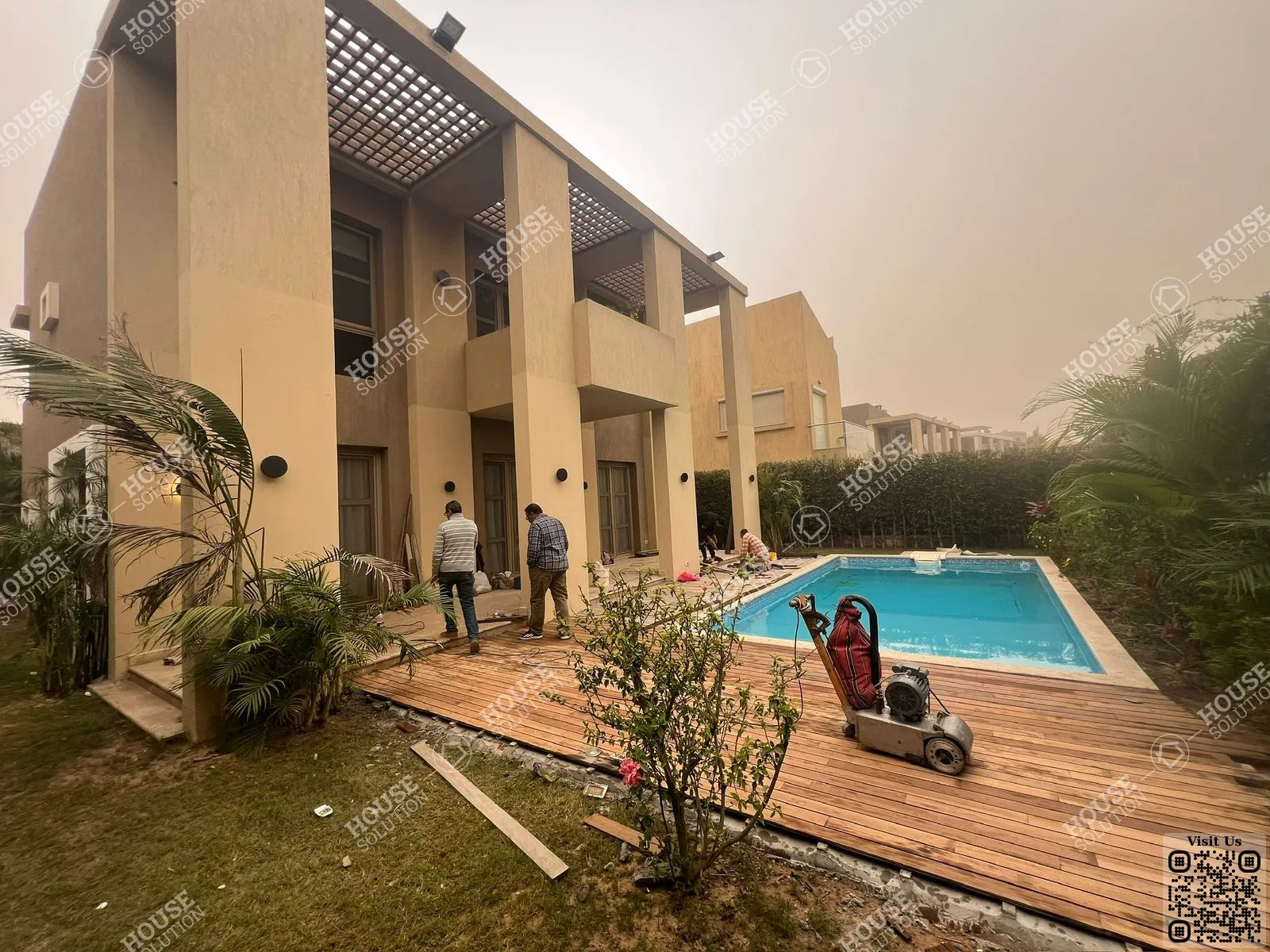 PRIVATE SWIMMING POOL @ Villas For Rent In Sheikh Zayed Allegria By SODIC Area: 650 m² consists of 5 Bedrooms 6 Bathrooms Semi furnished 5 stars #6581-1