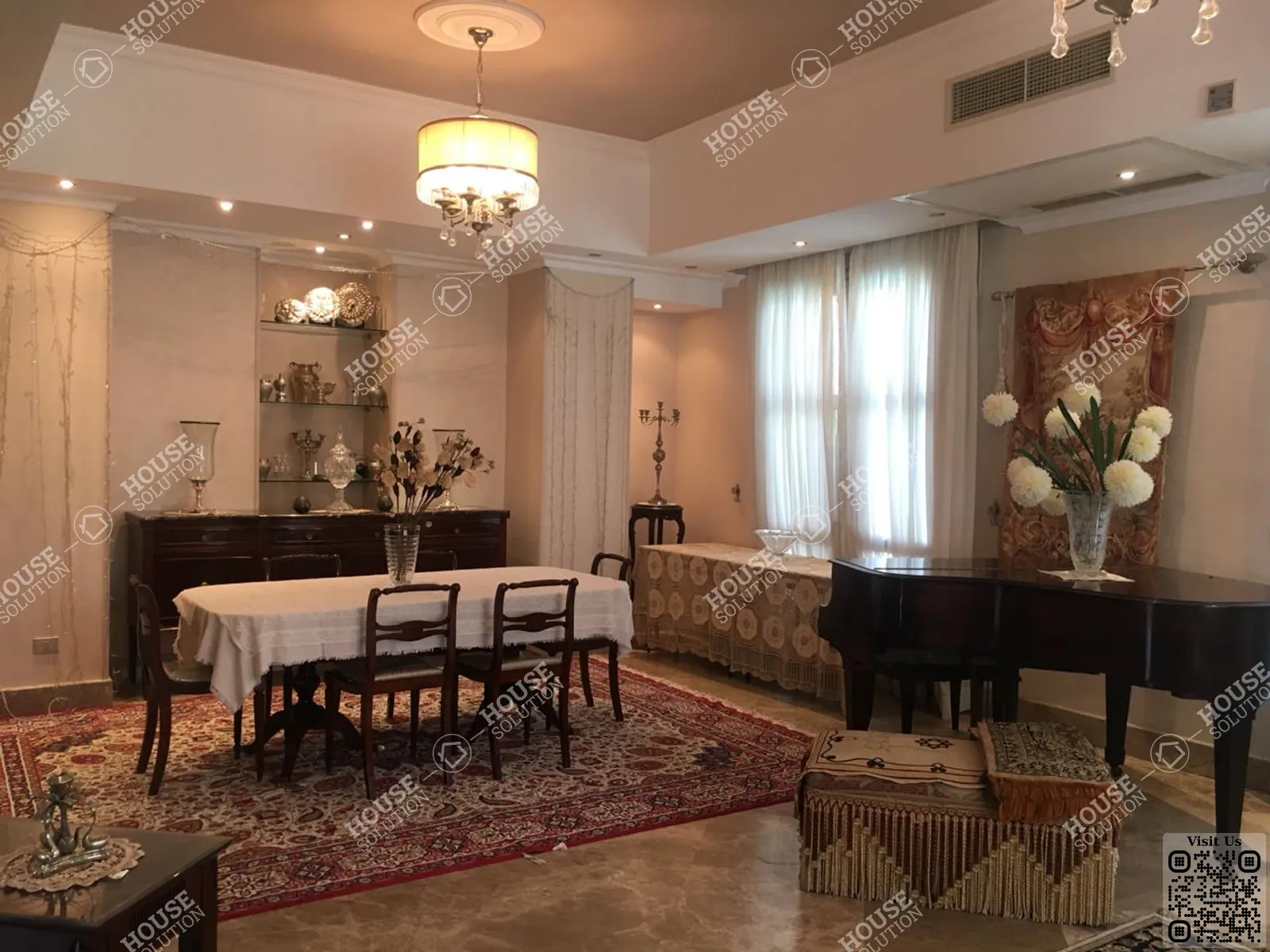 RECEPTION  @ Villas For Rent In Sheikh Zayed Allegria By SODIC Area: 800 m² consists of 4 Bedrooms 6 Bathrooms Modern furnished 5 stars #6582-0